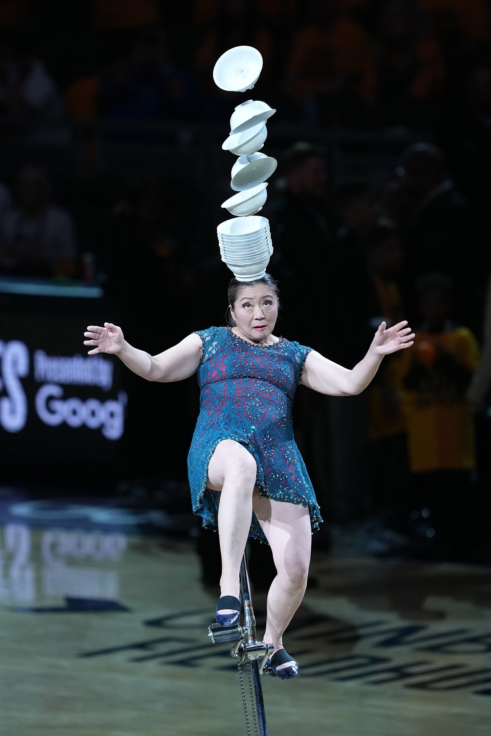 Red Panda during the half-time performance show of Game Four in the 2025 NBA Eastern Conference Finals between the New York Knicks and the Indiana Pacers. Photo: TNS
