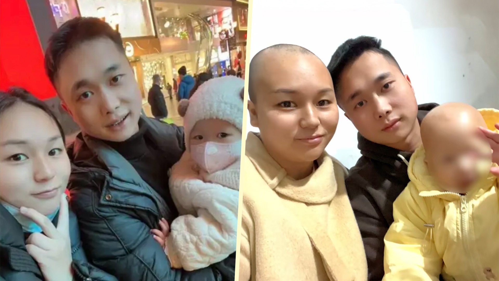 A Chinese man live-streams his dance performances nightly to raise funds for the cancer treatment of his wife and daughter. Photo: SCMP composite/Baidu