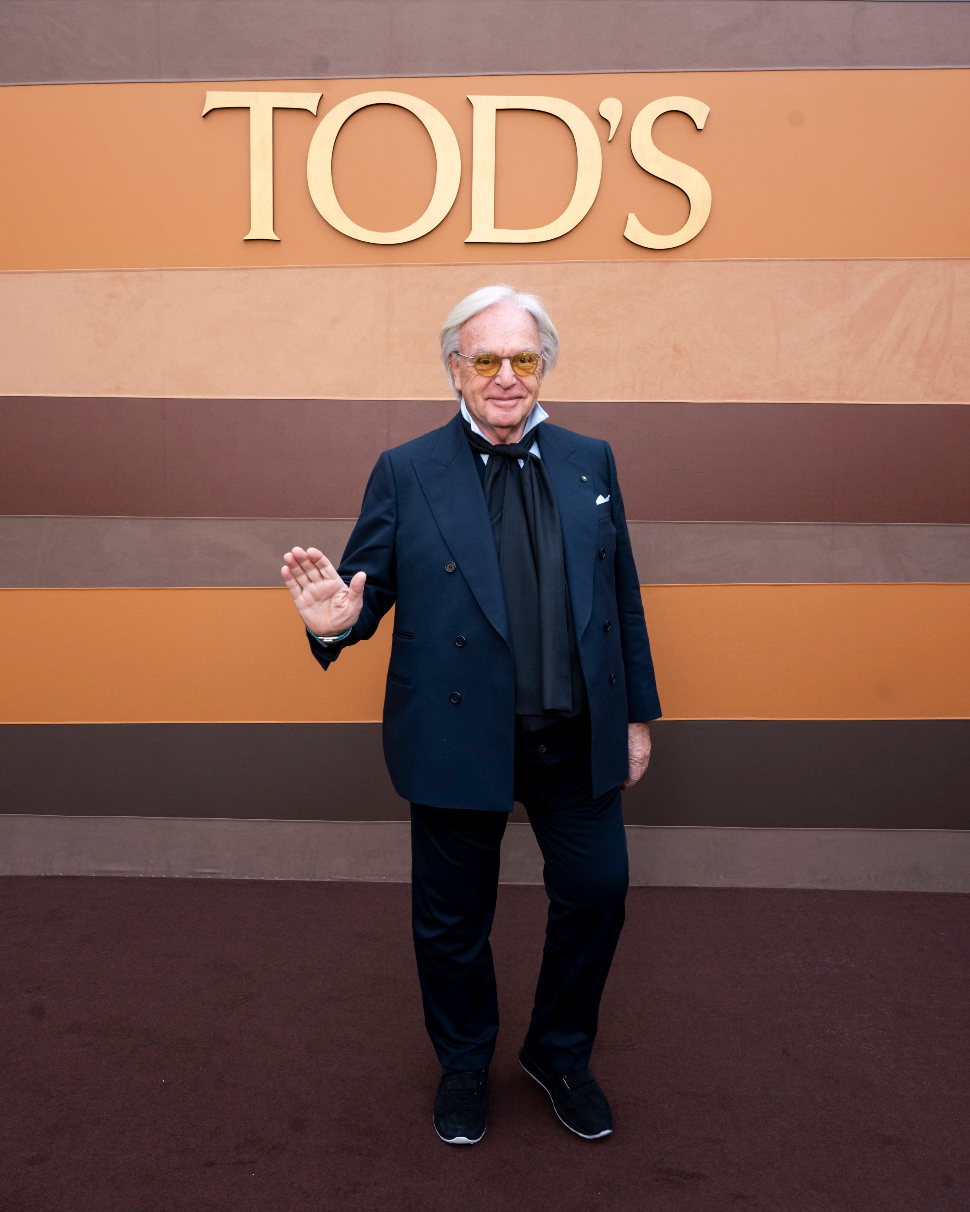 Diego Della Valle at the Tod’s autumn/winter 2025/2026 women’s show in Milan in February 2025. Photo: Handout