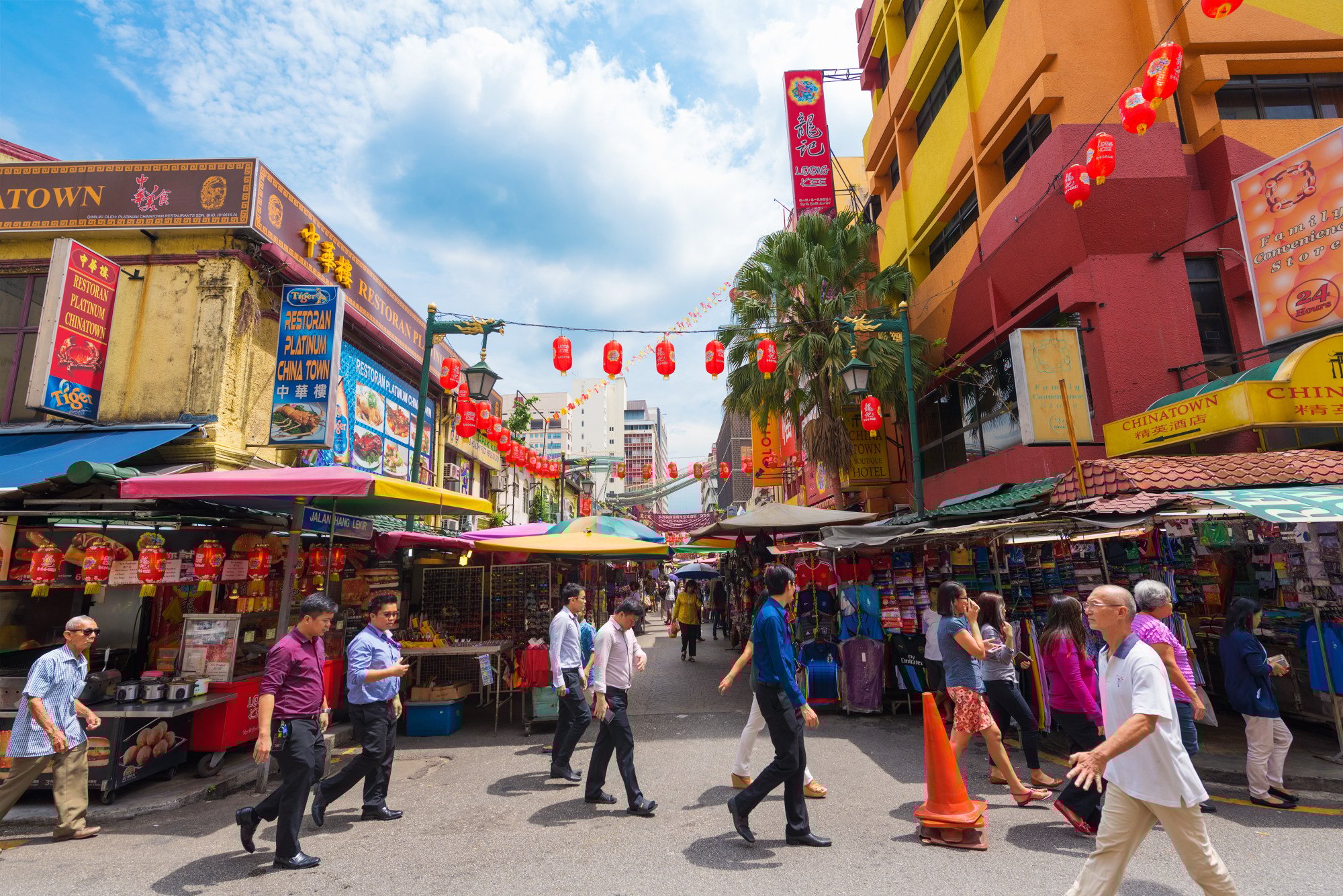 People walk through Petaling Street in Kuala Lumpur, where counterfeit goods can often be found. Photo: Shutterstock People walk through Petaling Street in Kuala Lumpur, where counterfeit goods can often be found. Photo: Shutterstock