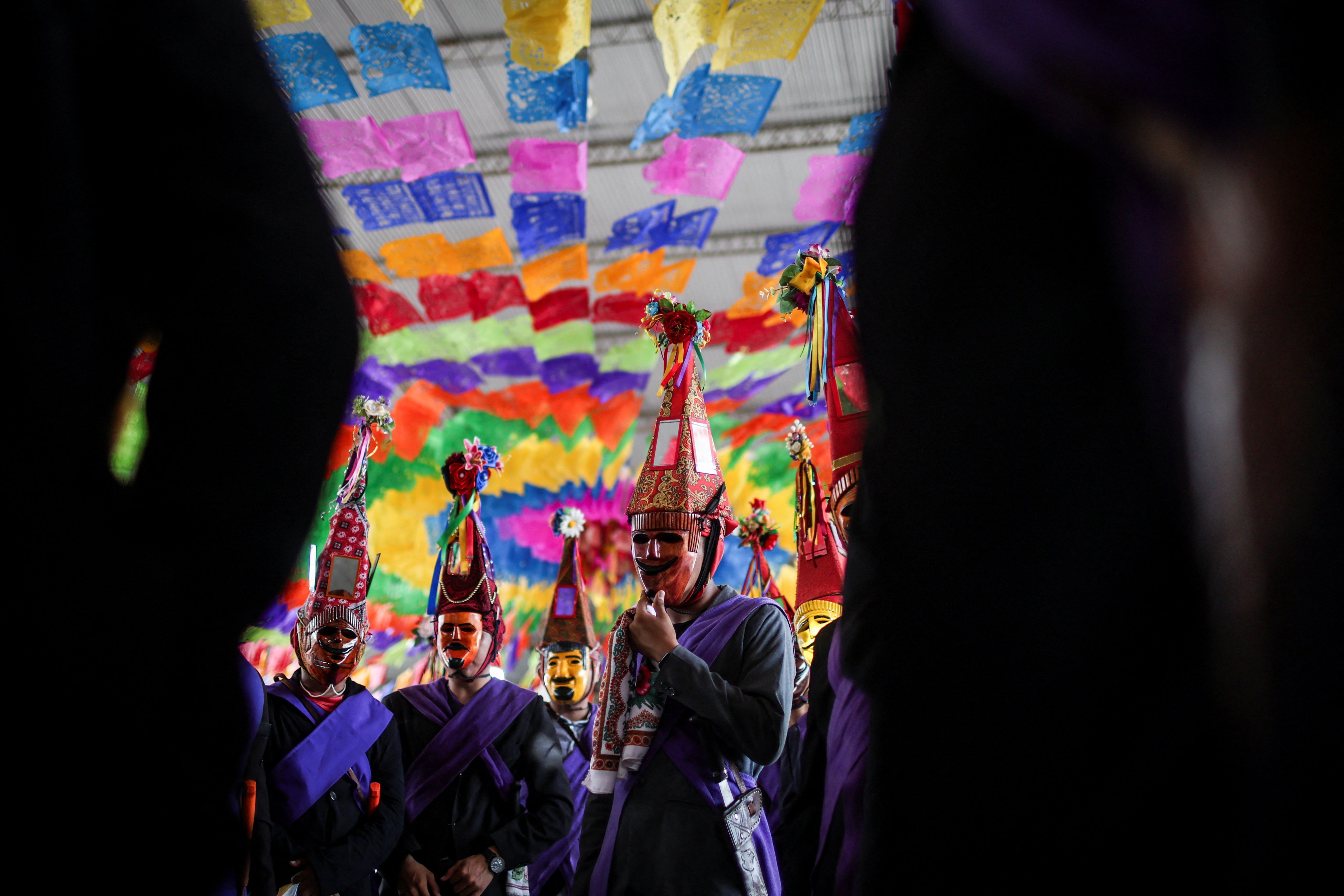 San Pedro Huamelula’s mayor marries a caiman in a 230-year-old ritual. Photo: Reuters