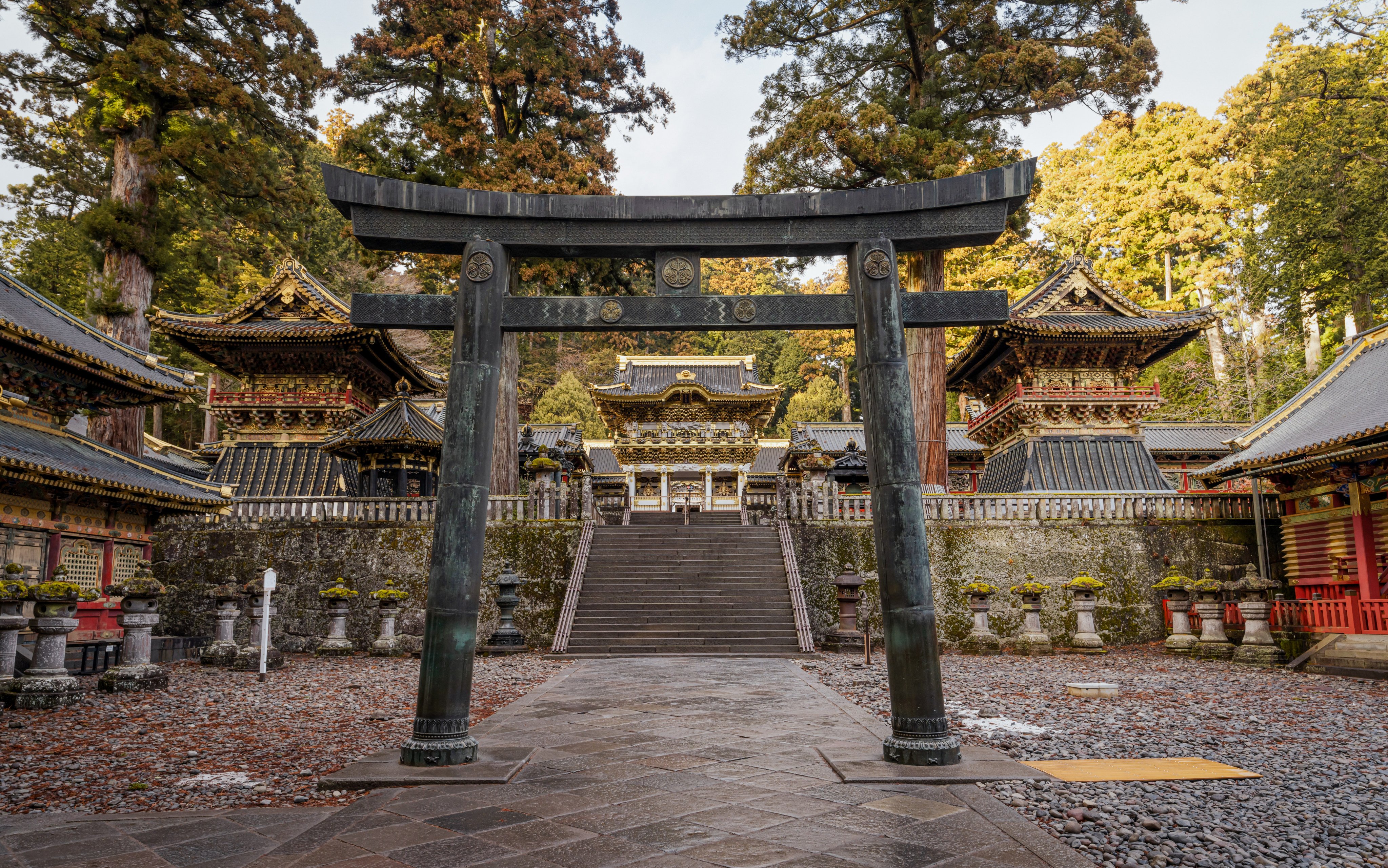 The Golden Yomeimon Gate at Toshogu Shrine in Nikko, Japan. Photo: Shutterstock