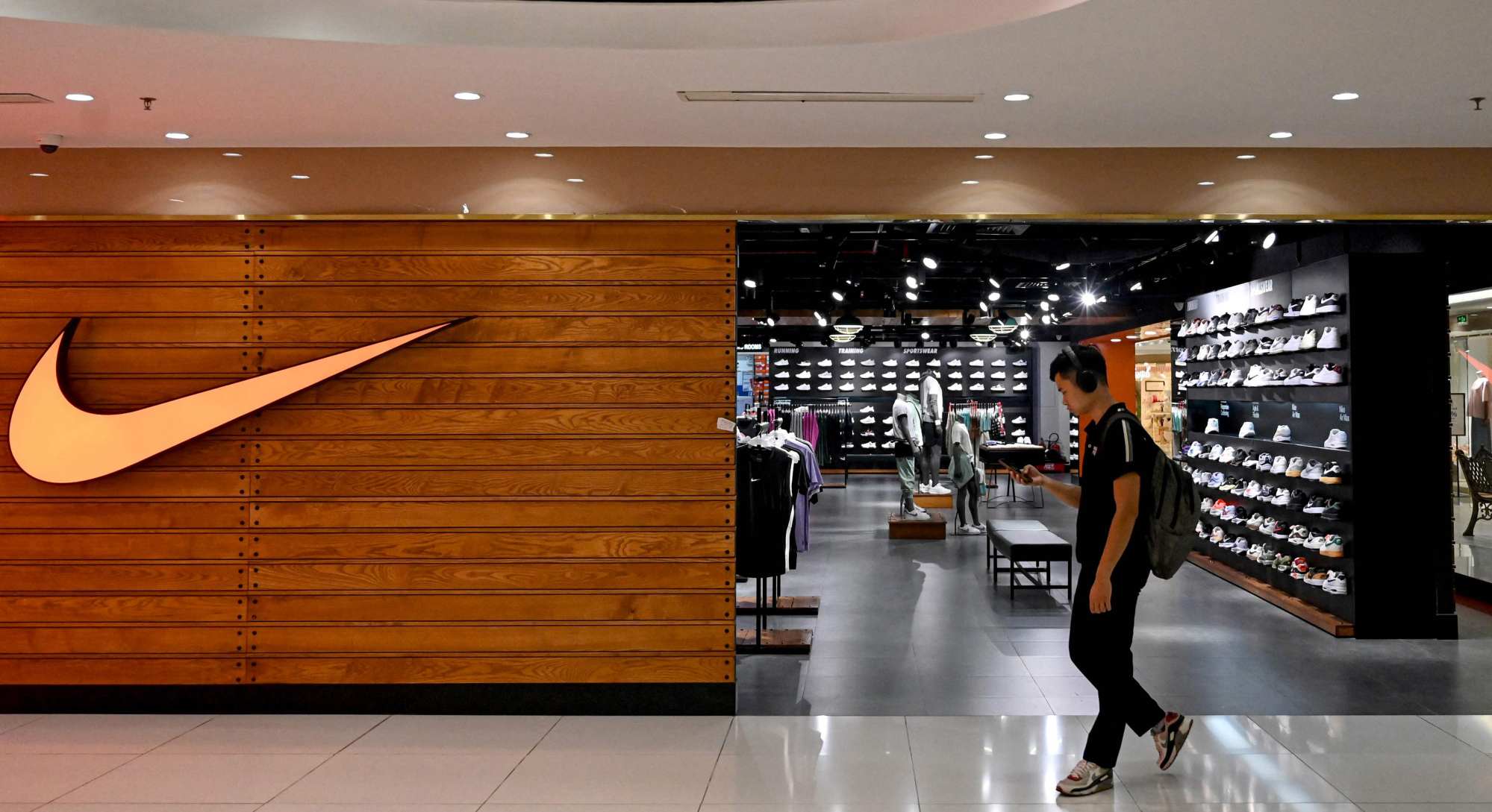 A Nike store at a shopping centre in Hanoi. The US-Vietnam trade deal sent shares of electronics and textile companies soaring. Photo: AFP A Nike store at a shopping centre in Hanoi. The US-Vietnam trade deal sent shares of electronics and textile companies soaring. Photo: AFP