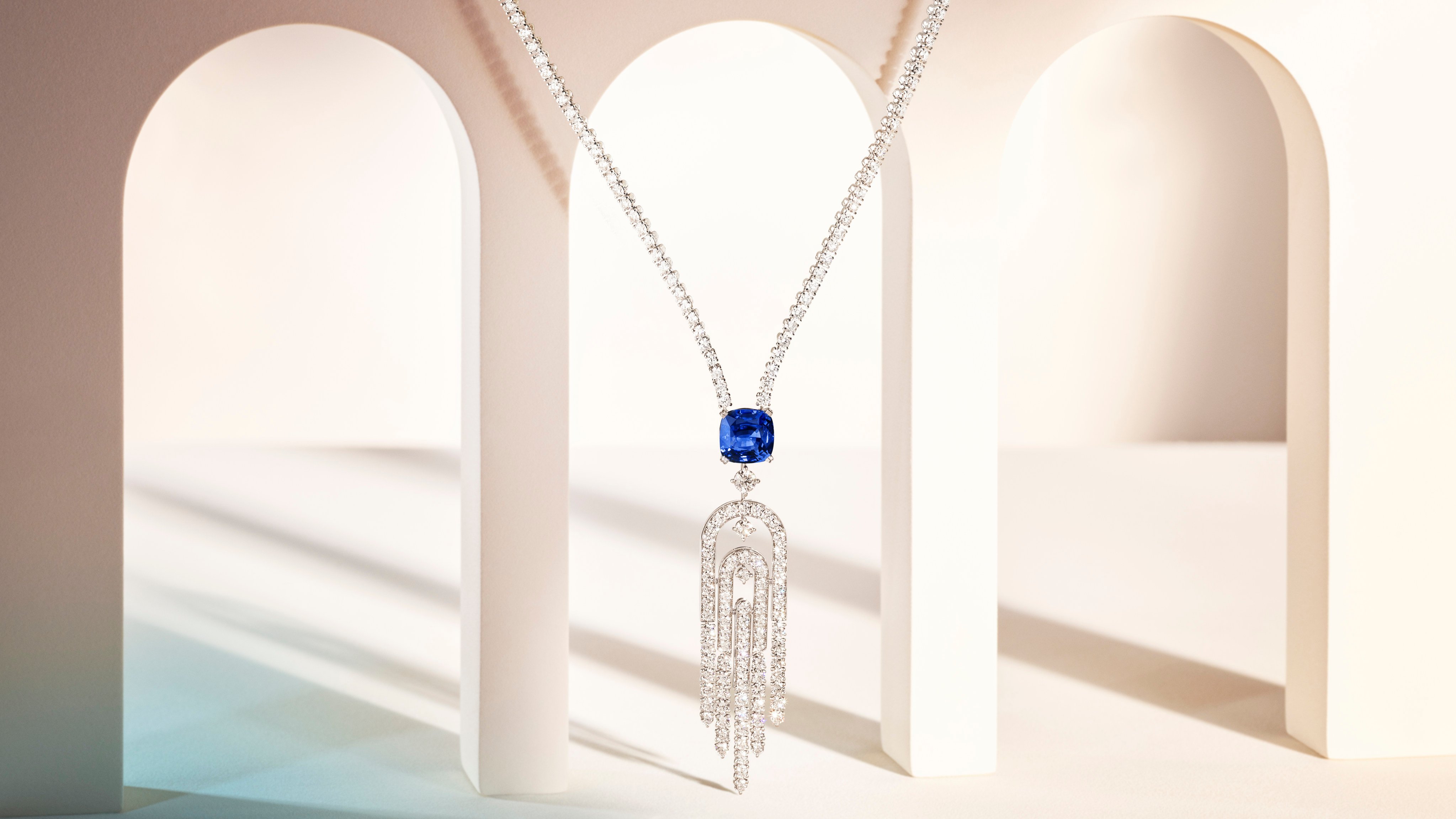 The two chapters of Fred’s sun-kissed 2025 high jewellery collection – 1936 and Soleil d’Or Sunrise – are a tribute to sunlight, colour and art deco elegance. Photo: Handout