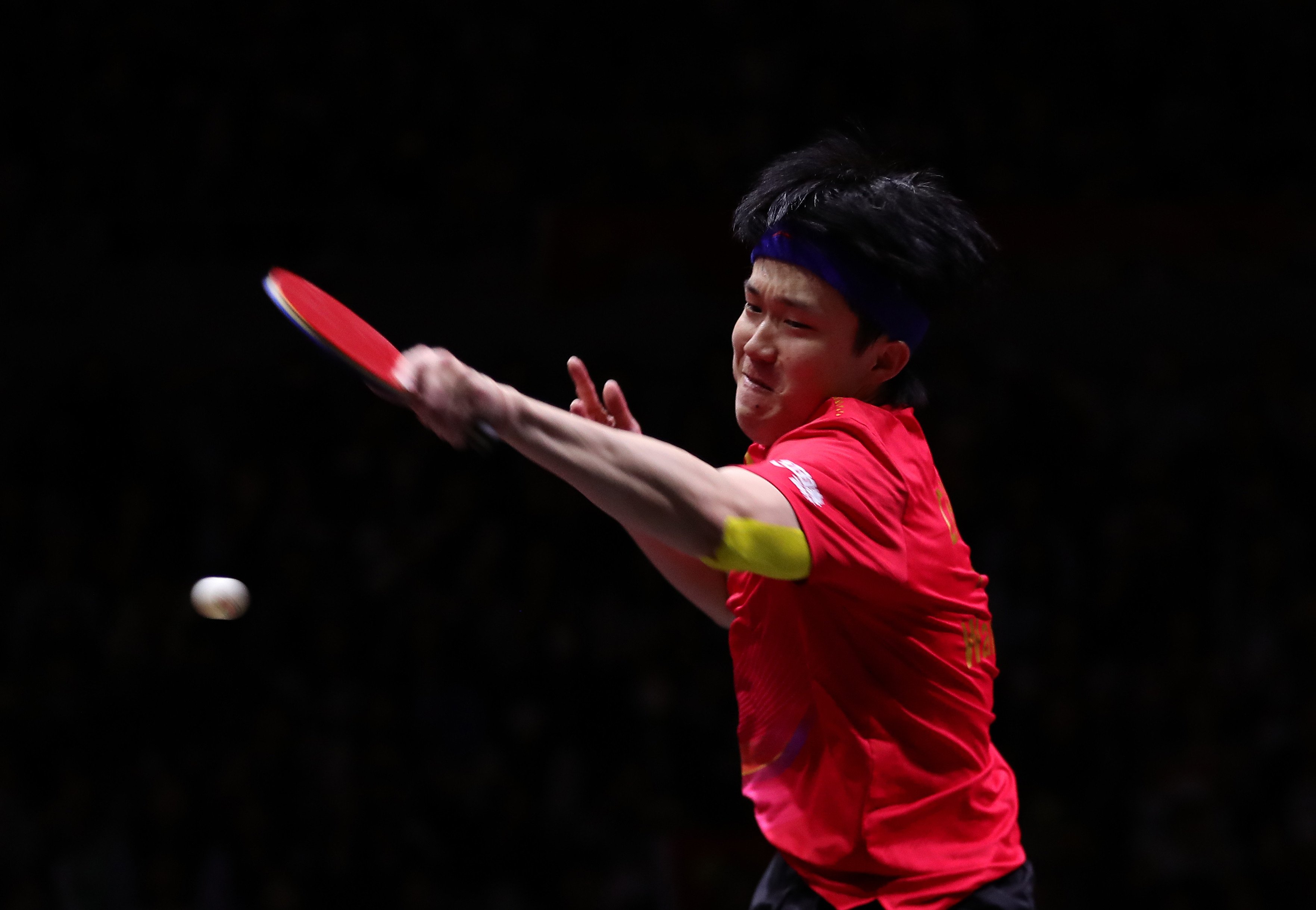 Wang Chuqin has committed his immediate future to making the China squad for the 2028 LA Olympics. Photo: Xinhua