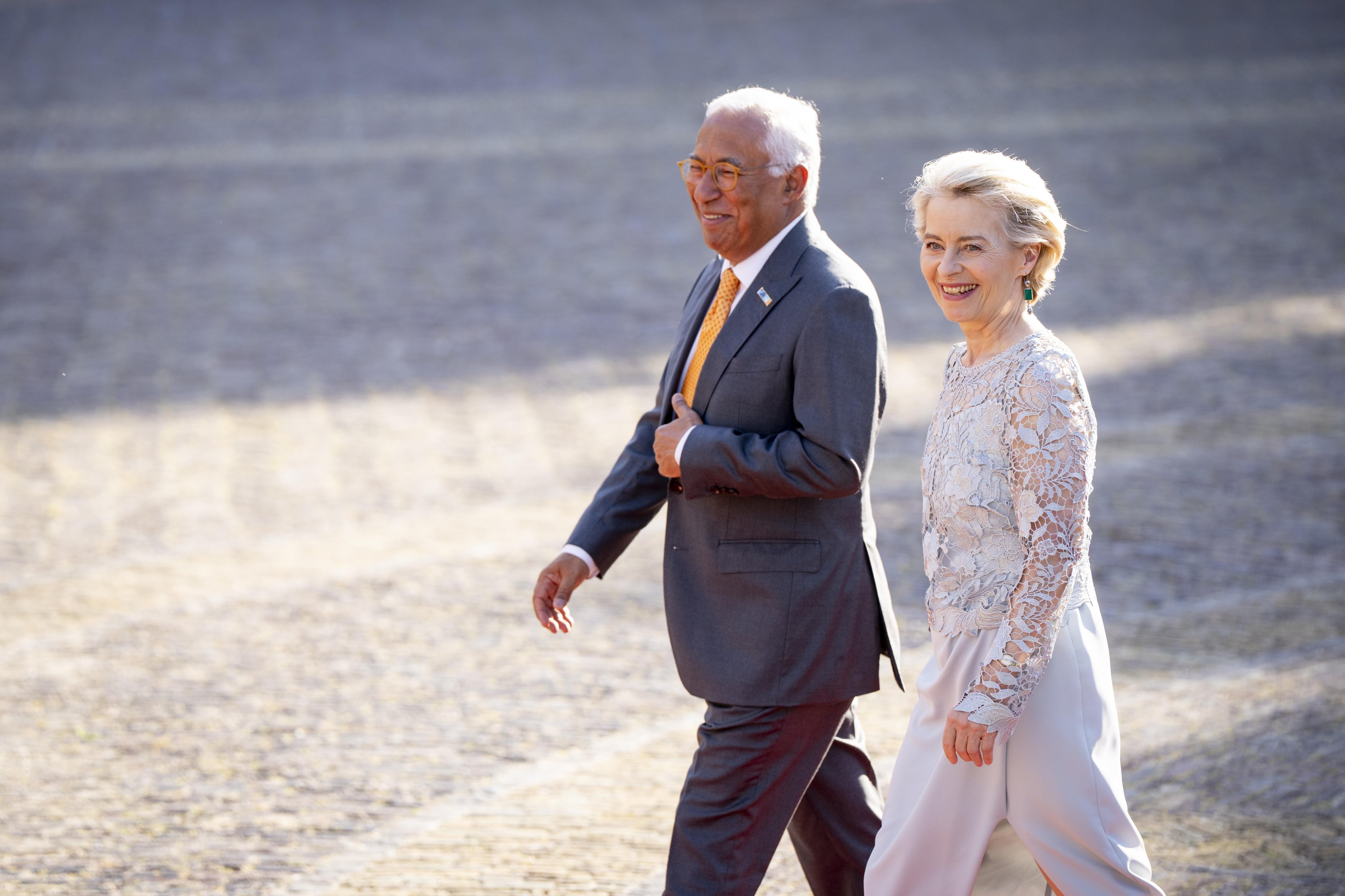 President of the European Commission Ursula von der Leyen (right) and European Council President Antonio Costa will attend a China-EU summit on July 24-25. Diplomats from both sides have expressed doubt that there will be substantial progress on big issues. Photo: EPA