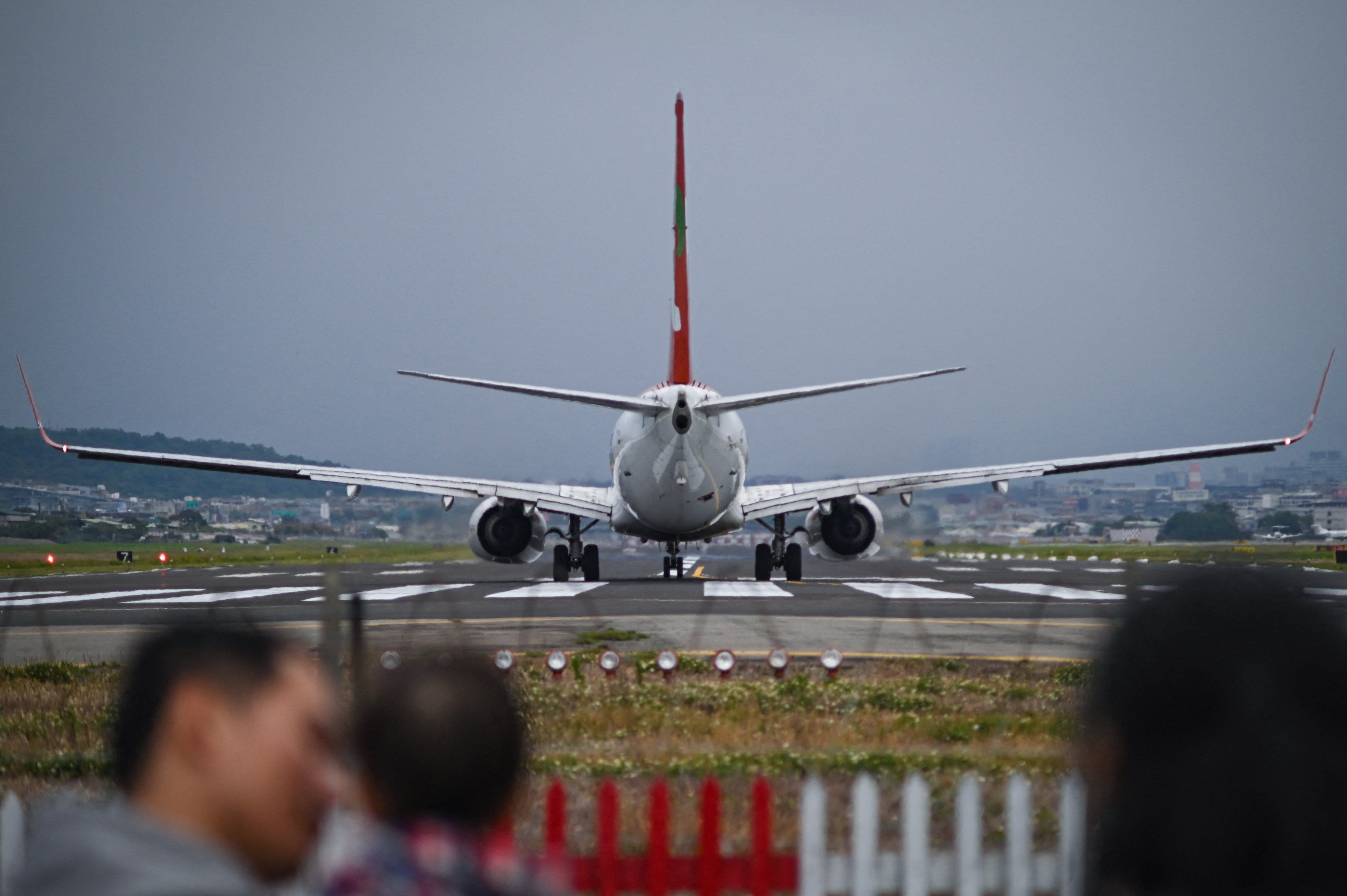 Taiwan’s Civil Aviation Administration says the activation of the W121 flight route will increase airspace complexity. Photo: AFP