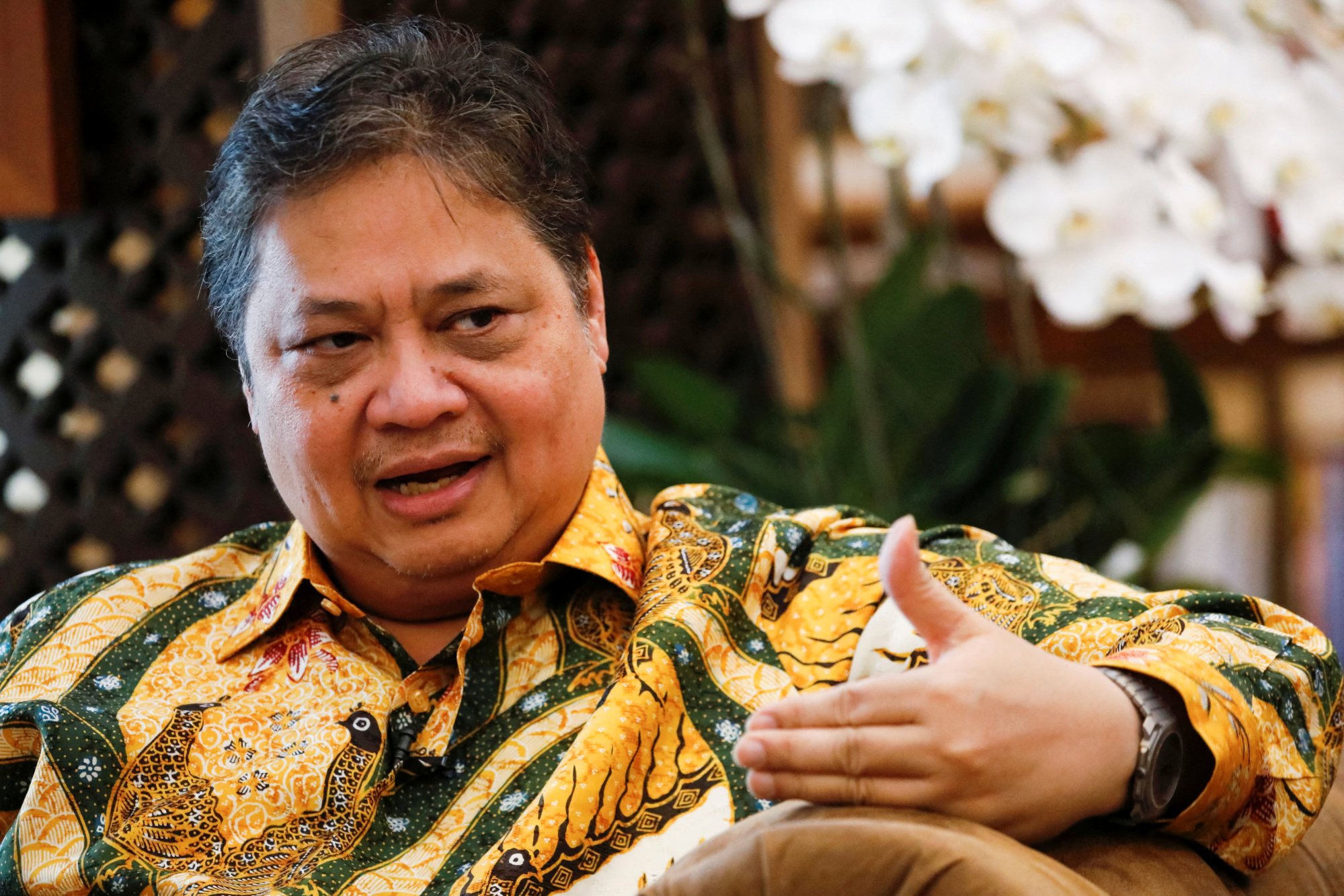 Airlangga Hartarto, Indonesia’s coordinating minister for economic affairs, has flown to Washington for trade talks. Photo: Reuters Airlangga Hartarto, Indonesia’s coordinating minister for economic affairs, has flown to Washington for trade talks. Photo: Reuters