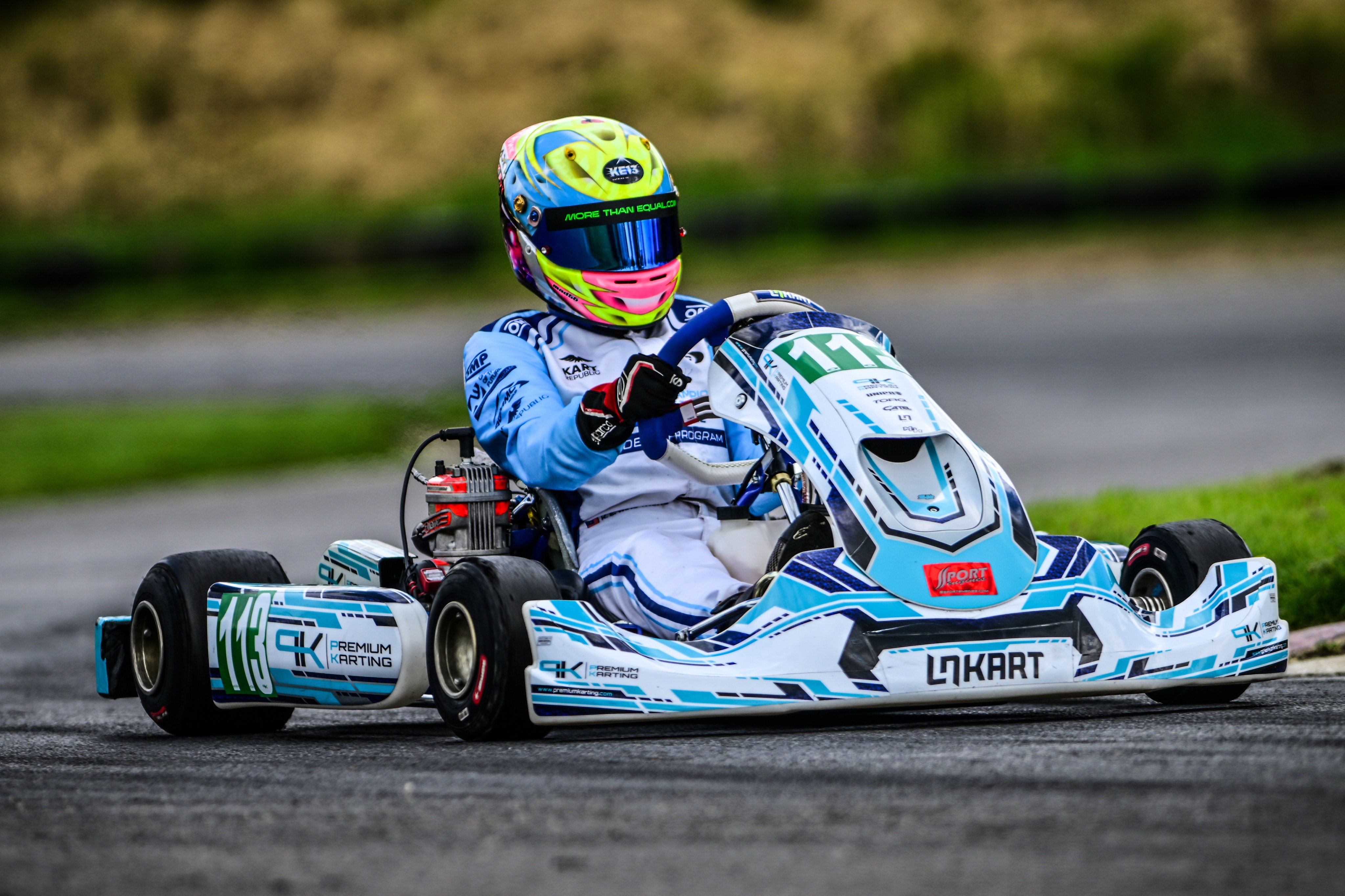 Fearless karting champ Katrina Ee overcomes injury, breaks gender barriers, and dreams of Formula One success, inspiring young female racers. Photo: Handout