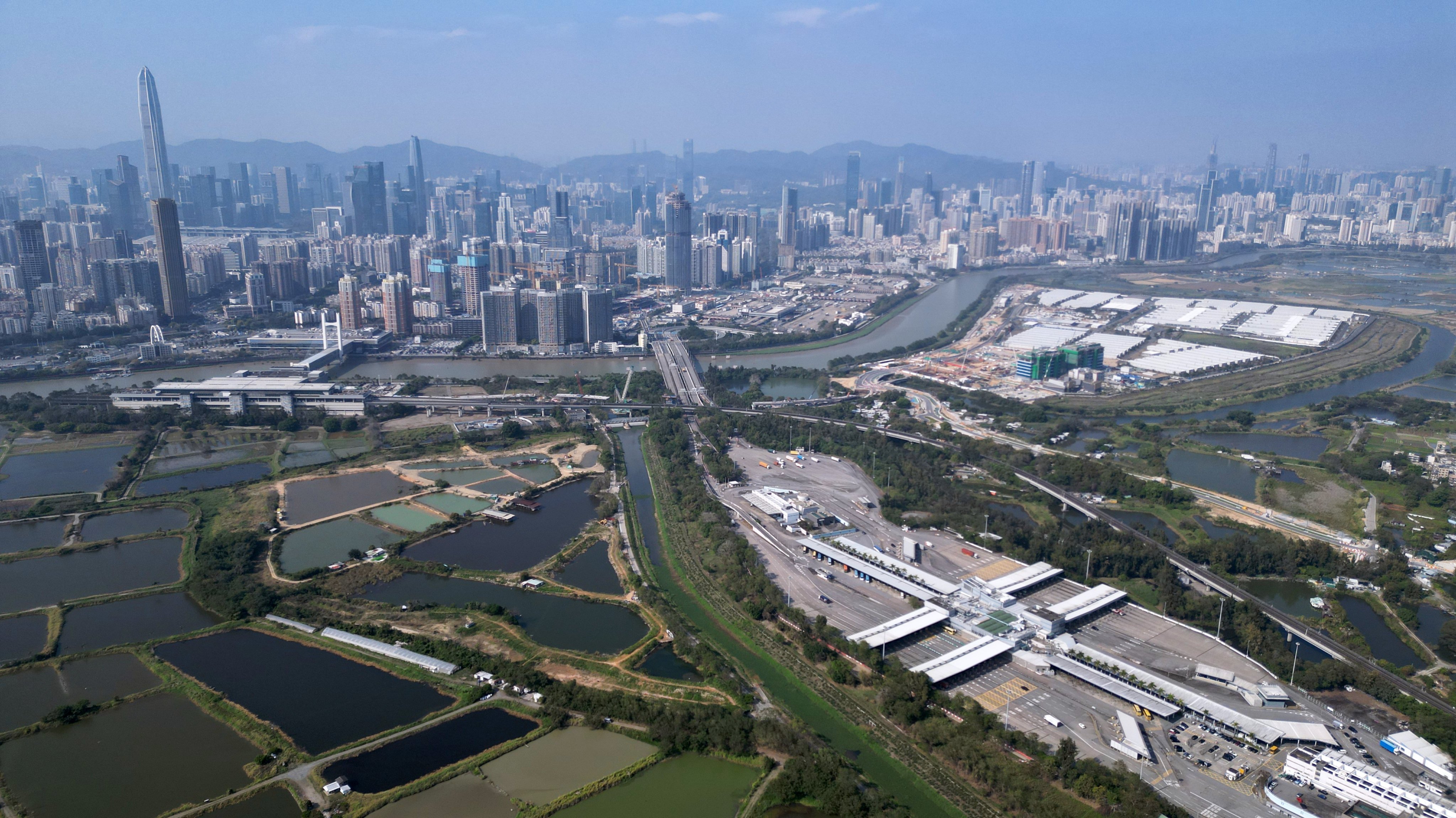 Around 300 hectares of land is earmarked for I&T in San Tin Technopole and its neighbouring Hong Kong-Shenzhen Innovation and Technology Park in the Loop. Photo: May Tse