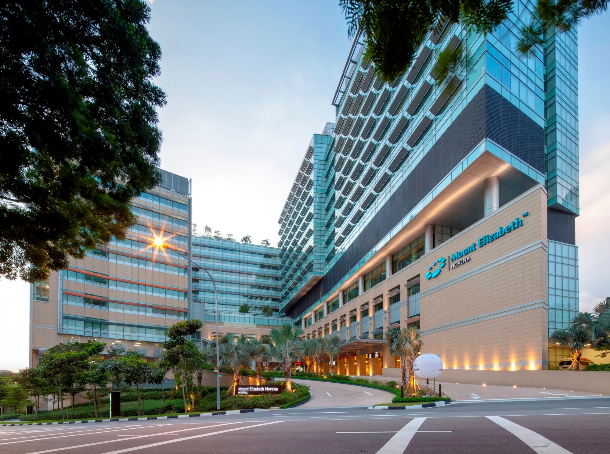 Mount Elizabeth Novena Hospital in Singapore. Photo: Handout Mount Elizabeth Novena Hospital in Singapore. Photo: Handout