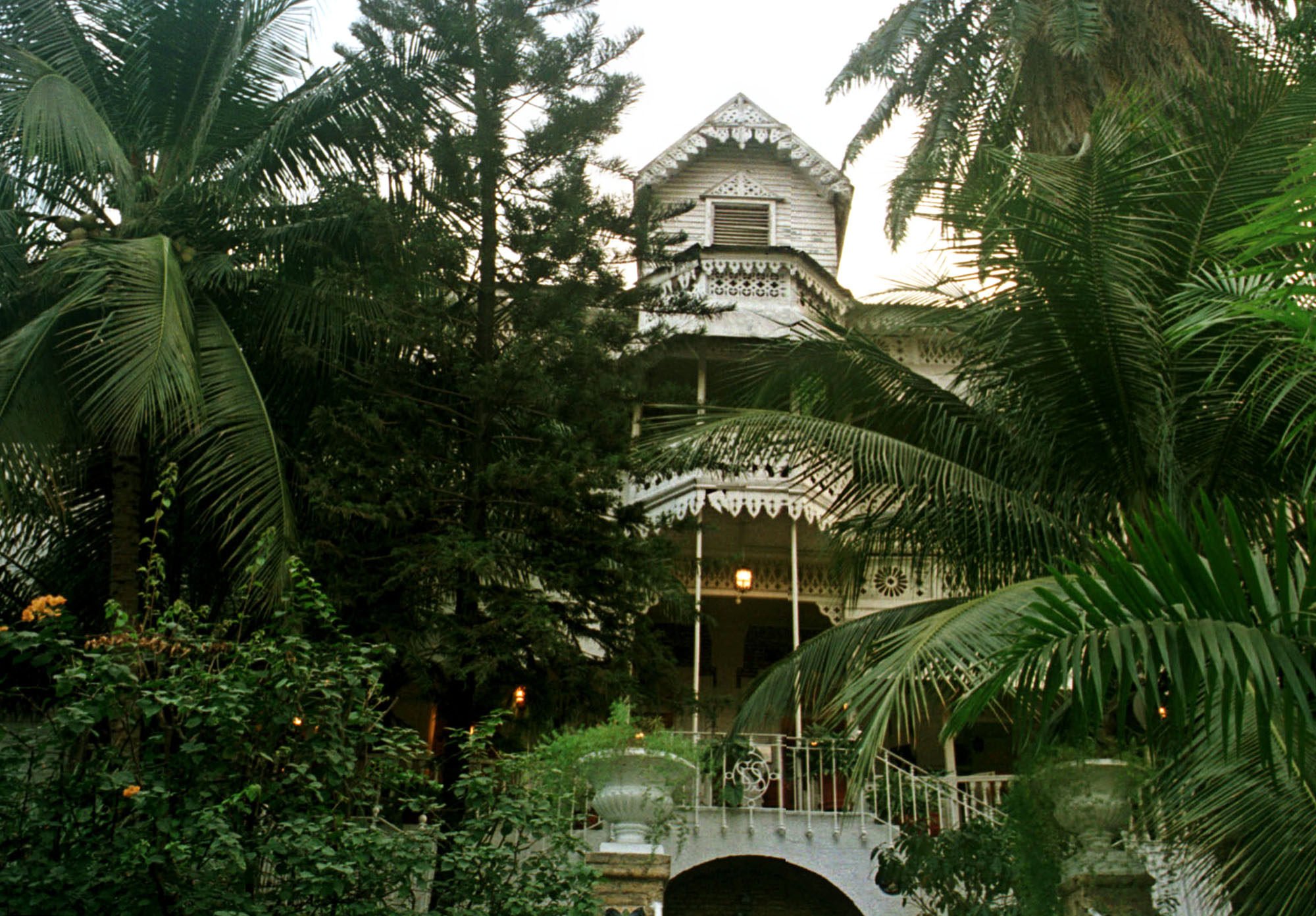 The famous Grand Hotel Oloffson in Port-au-Prince, Haiti. File photo: AP