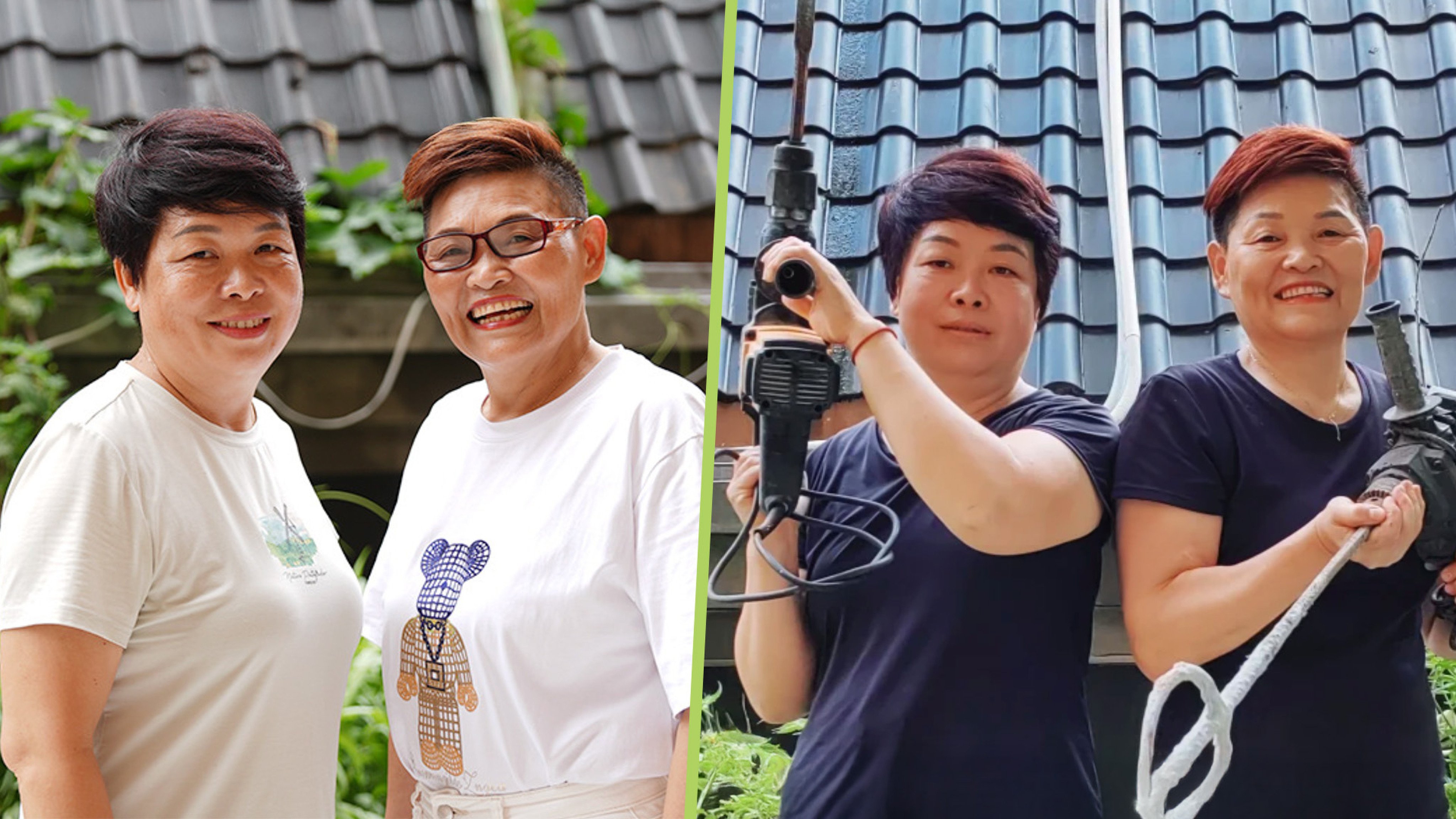 Two women in China who suffered domestic abuse at the hands of men have been living together for 13 years as platonic partners amid a rising new trend in such living arrangements. Photo: SCMP composite/RedNote/mp.oeeee.com
