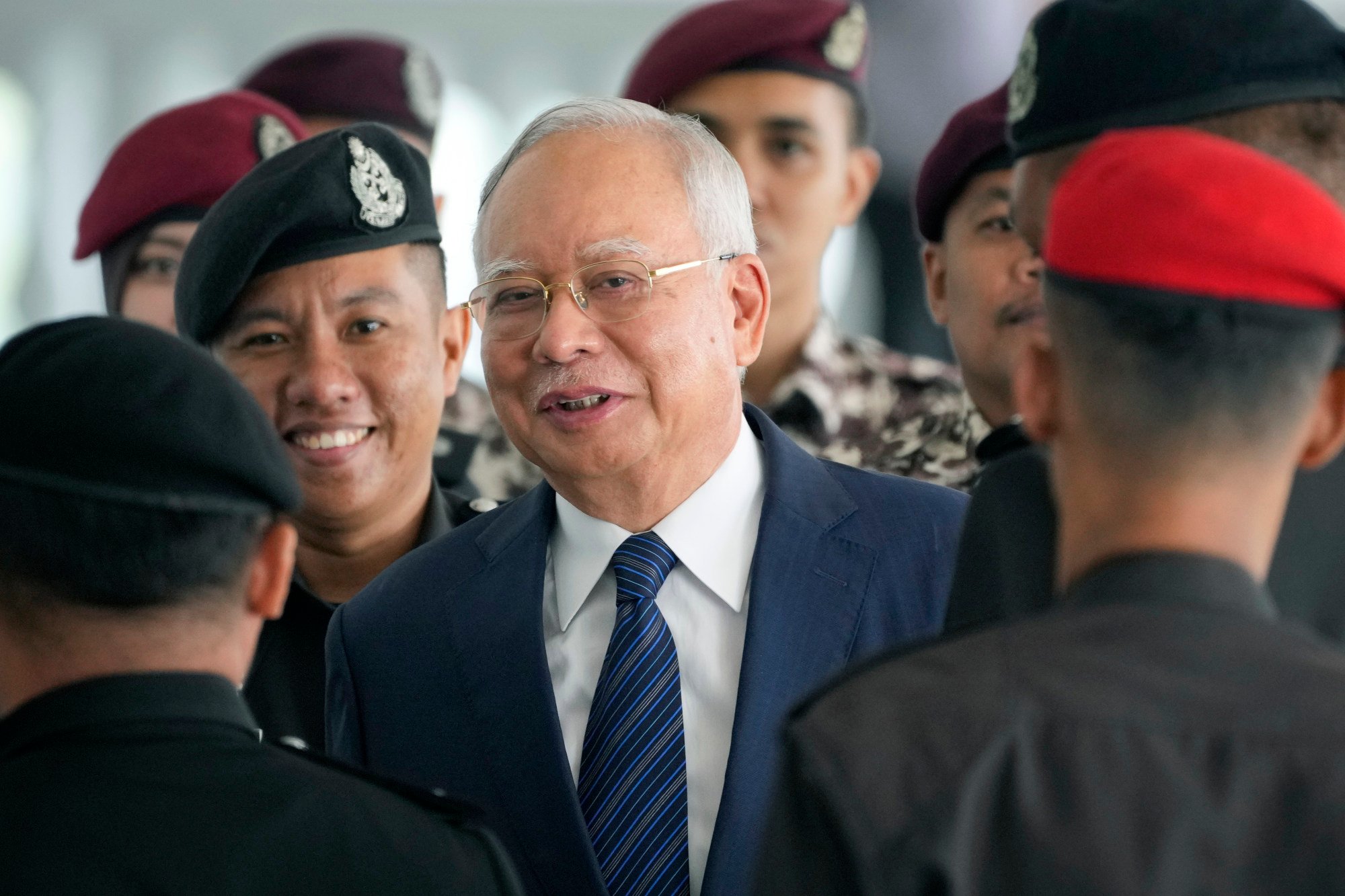 Former Malaysian prime minister Najib Razak, husband of Rosmah Mansor, faces a hearing over US$4.5 billion allegedly embezzled from 1MDB. Photo: AP Former Malaysian prime minister Najib Razak, husband of Rosmah Mansor, faces a hearing over US$4.5 billion allegedly embezzled from 1MDB. Photo: AP