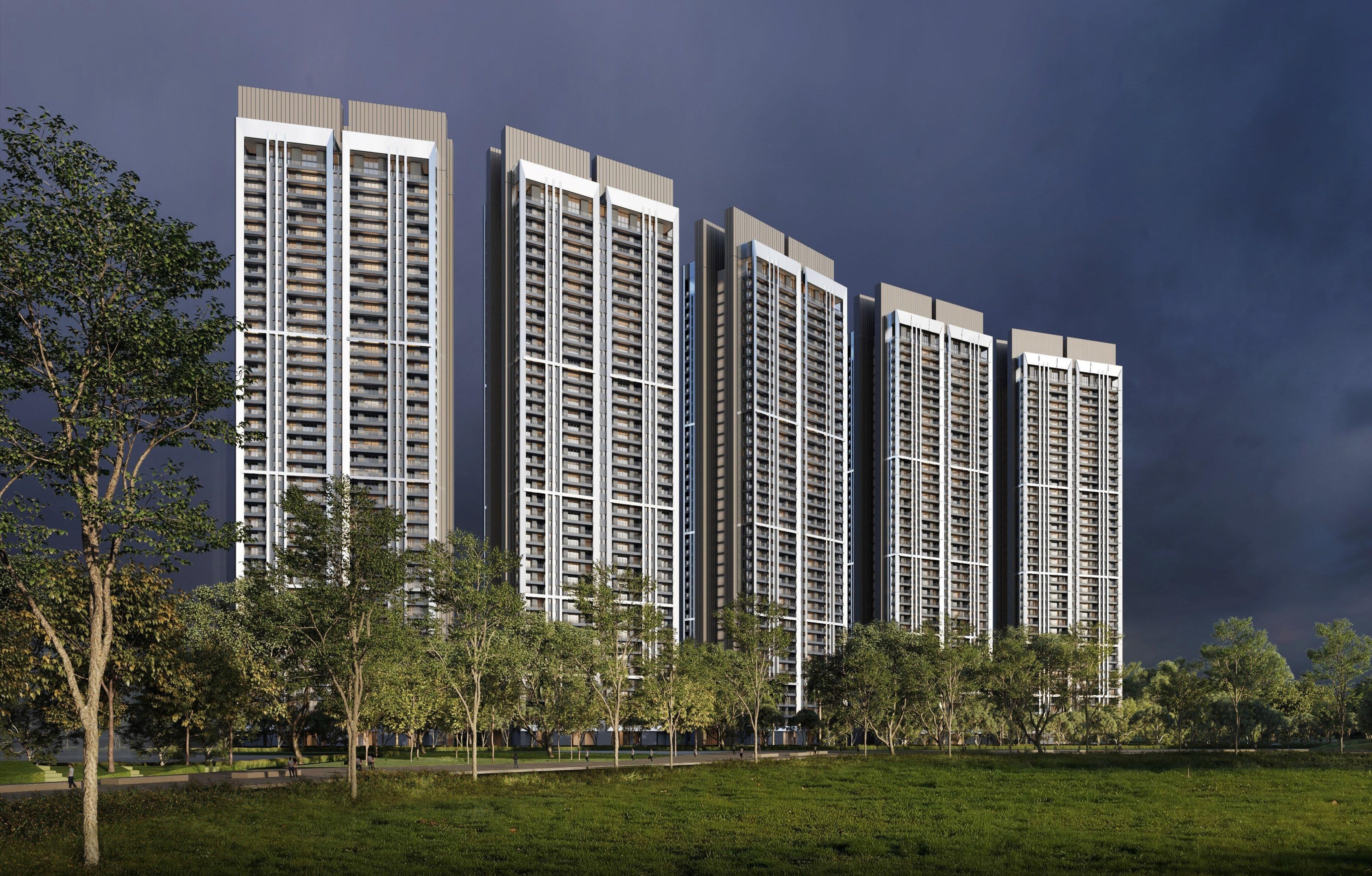 Artist impression of DLF Privana North, a residential project in Gurgaon, India. All the flats sold out within a week despite a minimum price tag of more than US$1 million. Photo: Handout
