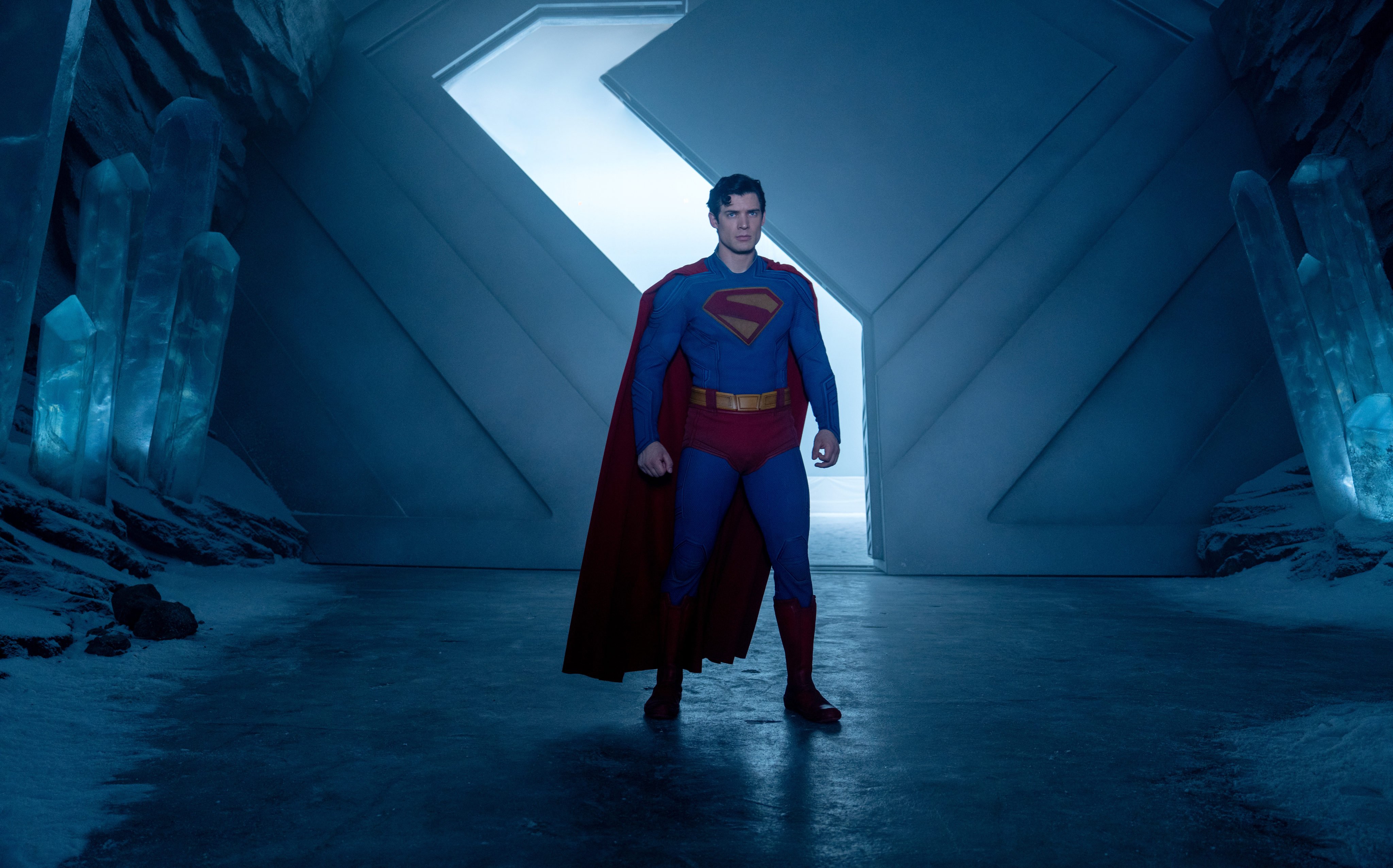 David Corenswet in a still from Superman (2025), directed by James Gunn. Photo: Warner Bros