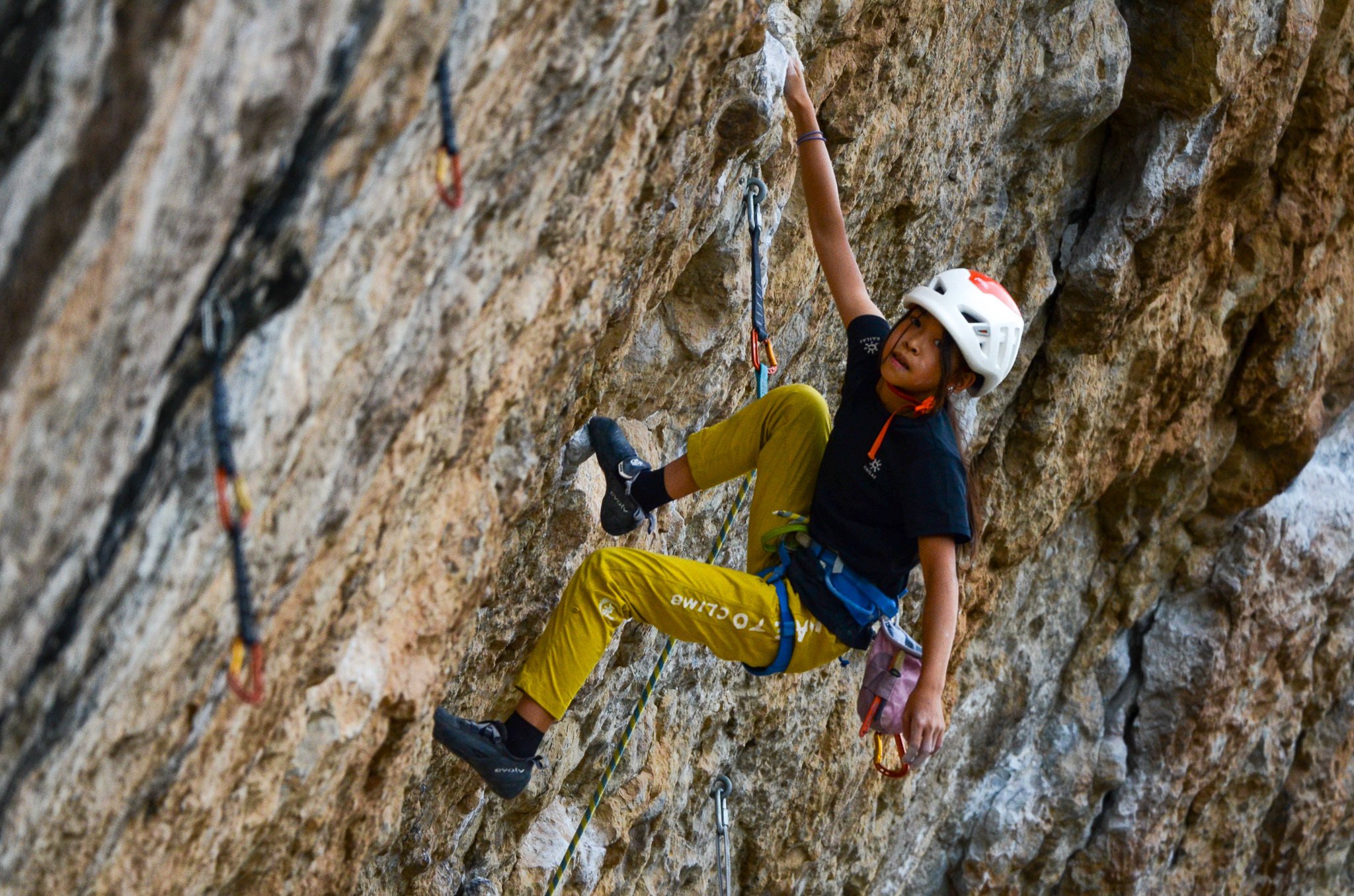 Hongkonger Veronica Chik takes on her record-breaking climb in Spain. Photo: Handout