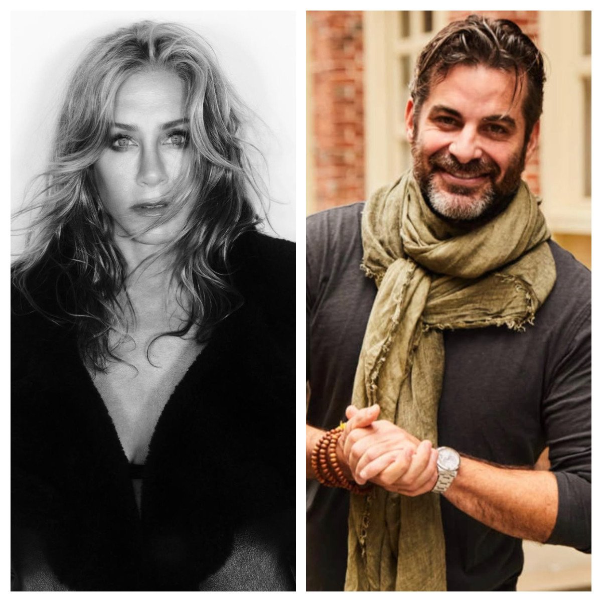 Meet Jennifer Aniston’s rumoured new beau, hypnotist Jim Curtis. Photos: @jenniferaniston, @jimcurtis1/Instagram