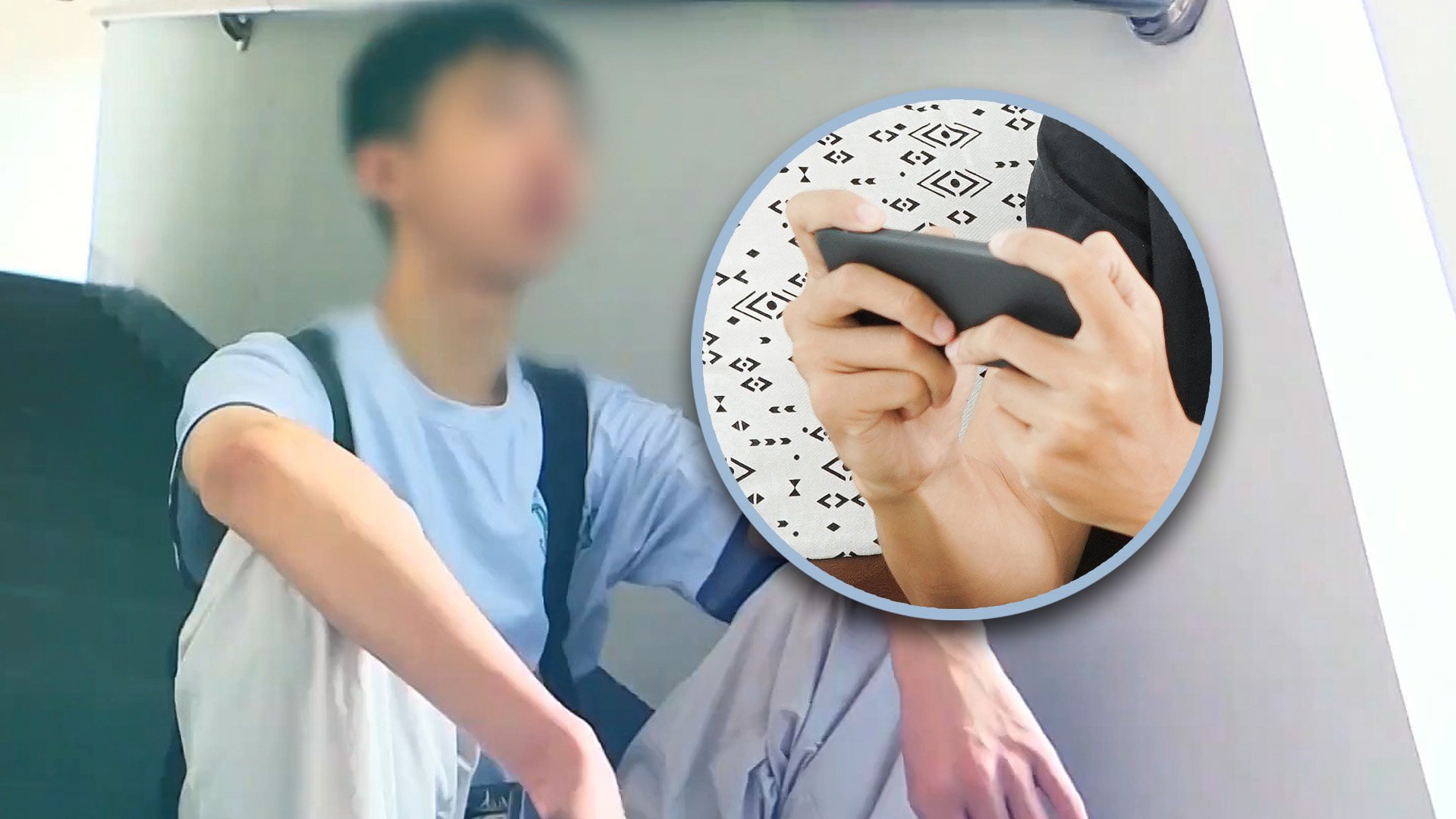 A former top student from China who got a low score in a key national exam was kicked out of his home by his parents who changed the door passcode. Photo: SCMP composite/Shutterstock/Baidu