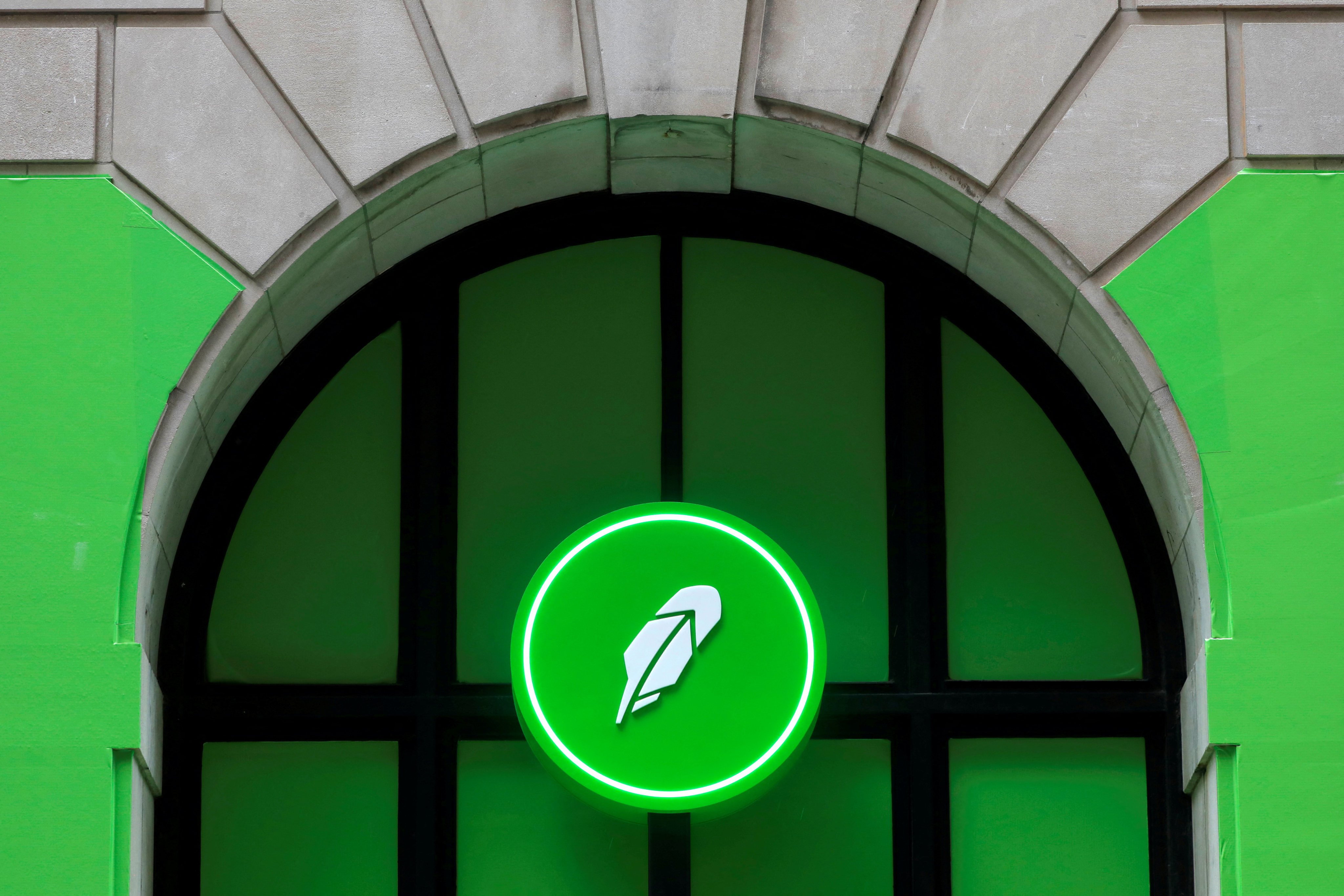 The logo of Robinhood Markets. Photo: Reuters