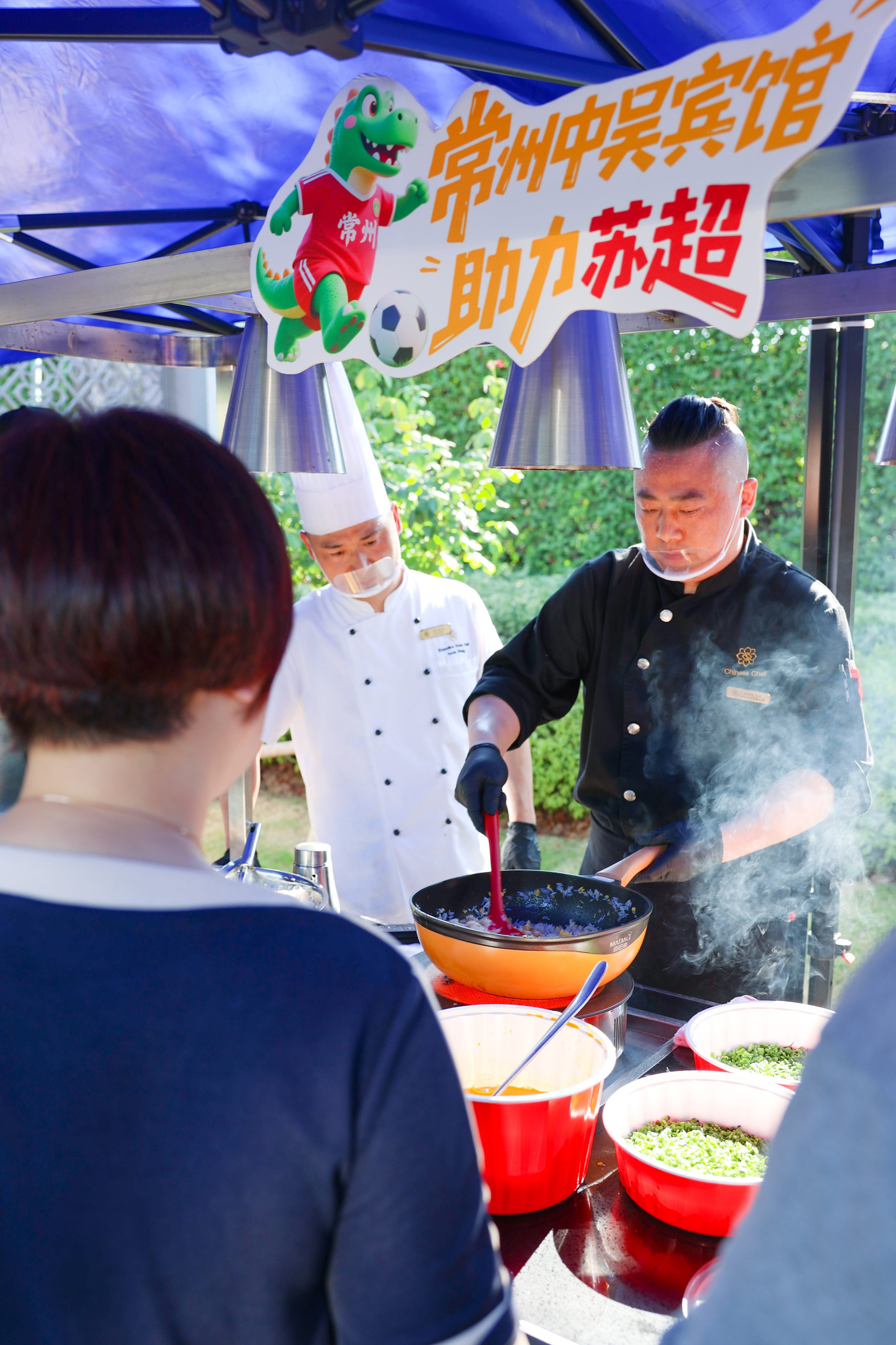 Zhongwu Hotel street vendor in Changzhou, Zhejiang province, China, on  July 3, 2025. Photo: Handout