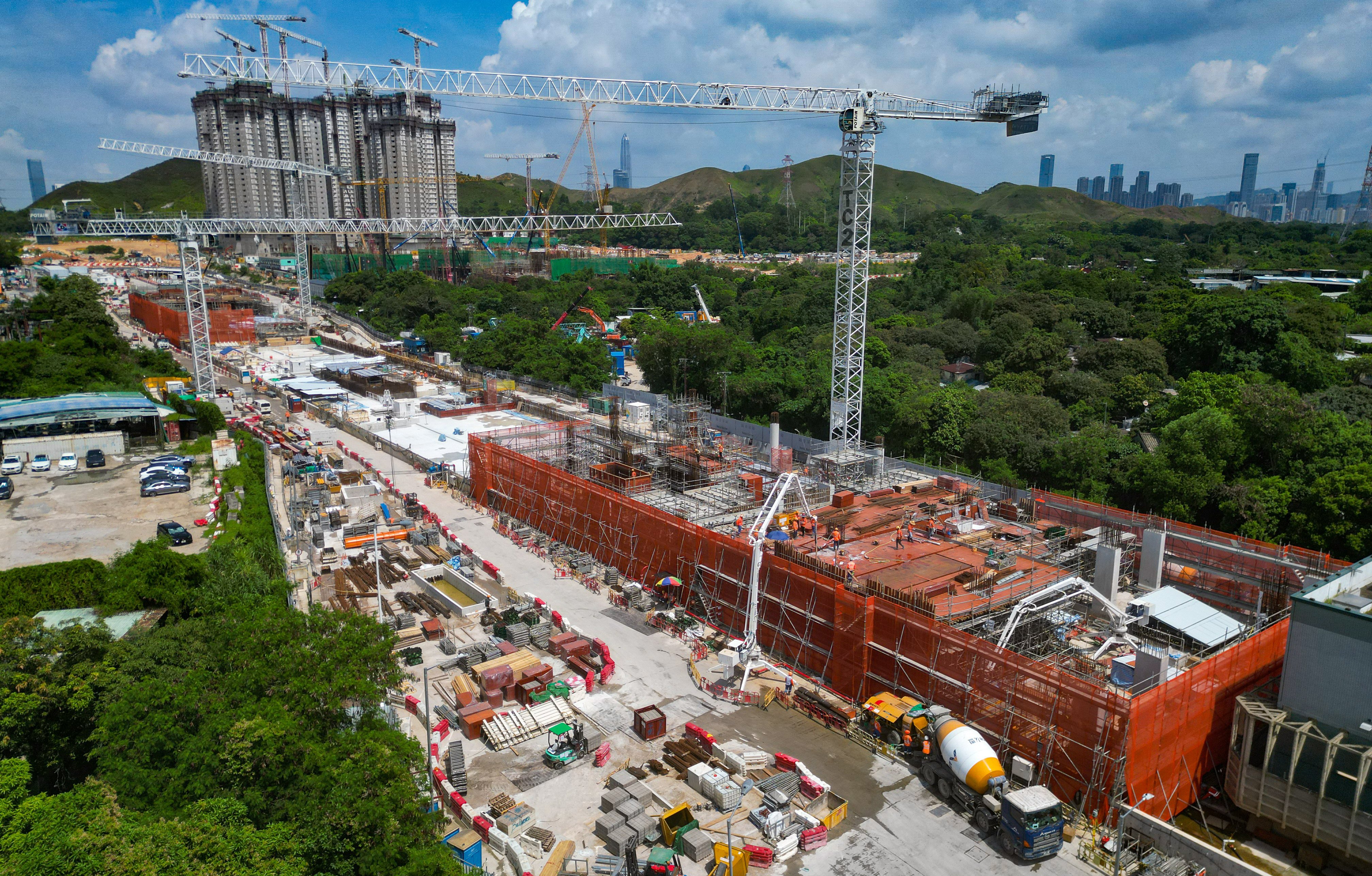 The Kwu Tung MTR station is expected to be completed in 2027. Photo: Eugene Lee