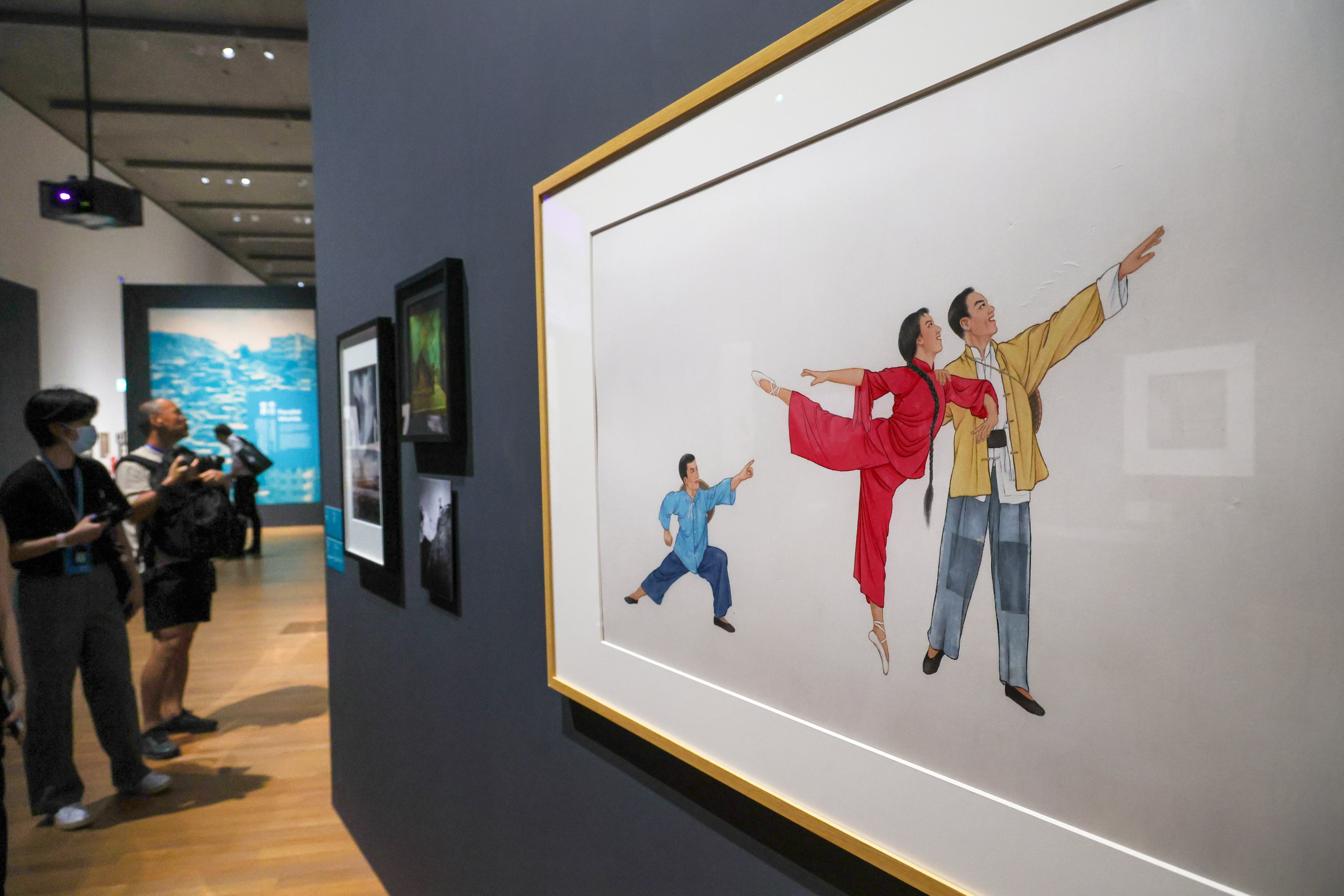 Artworks at the exhibition examine how Cantonese artists developed a unique identity during the 20th century. Photo: Dickson Lee