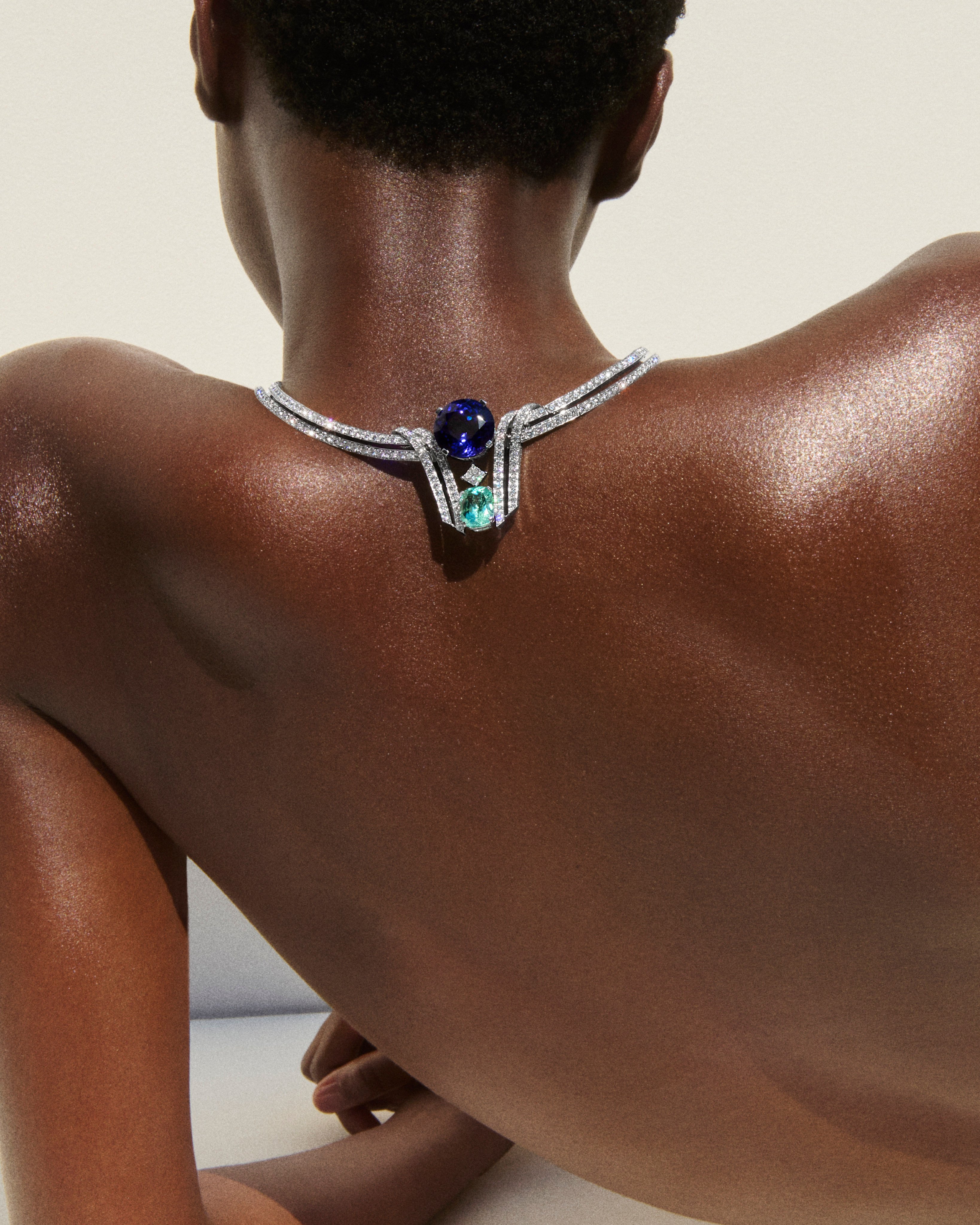 For 2025, streamlined silhouettes and geometric splendour are central to new high jewellery designs in the Labirinti Gucci line, the maison’s celebration of Italian gardens. Photo: Handout