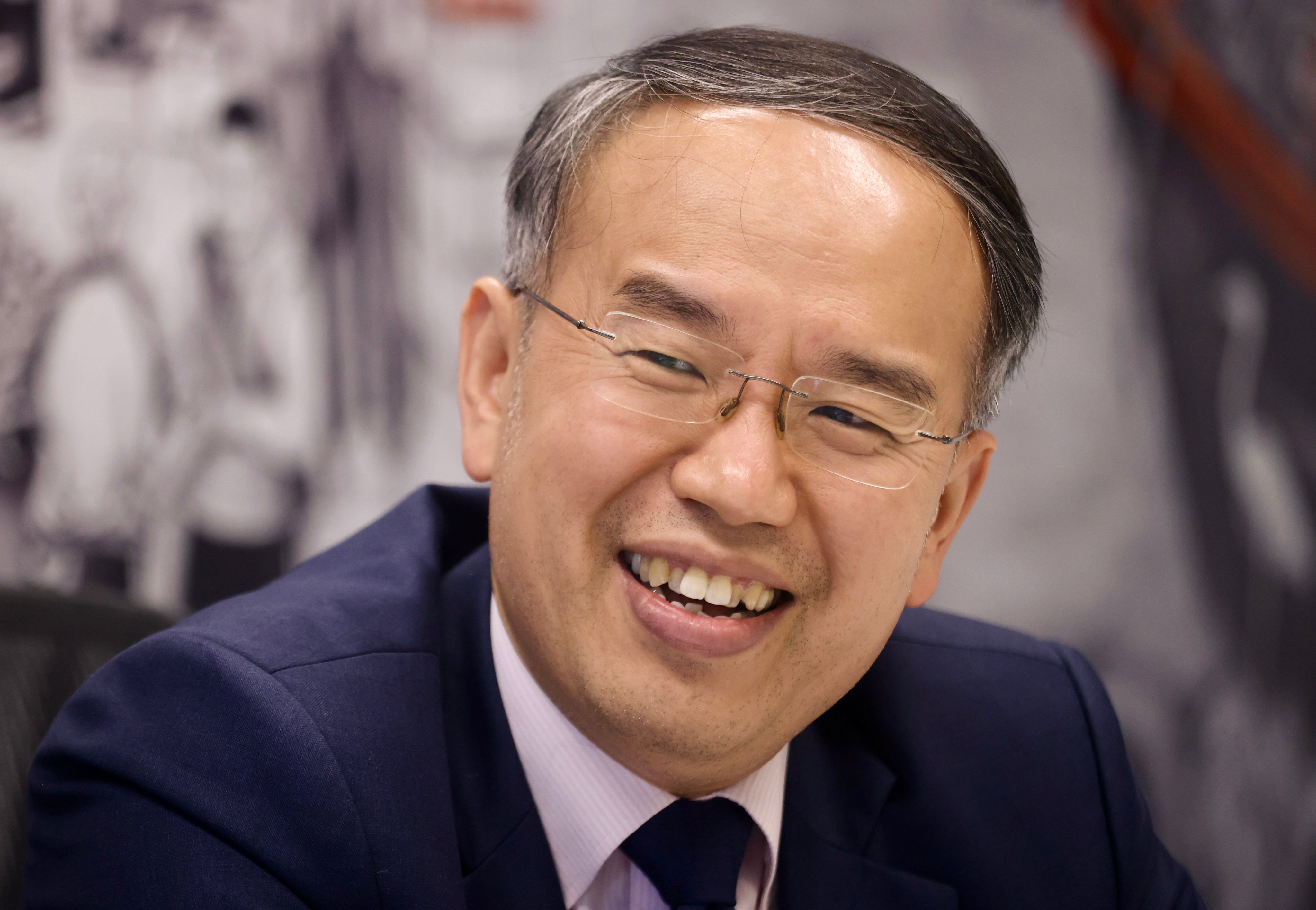 Secretary for Financial Services and the Treasury Christopher Hui Ching-yu, during an interview with the Post on July 9, 2025. Photo: Jonathan Wong