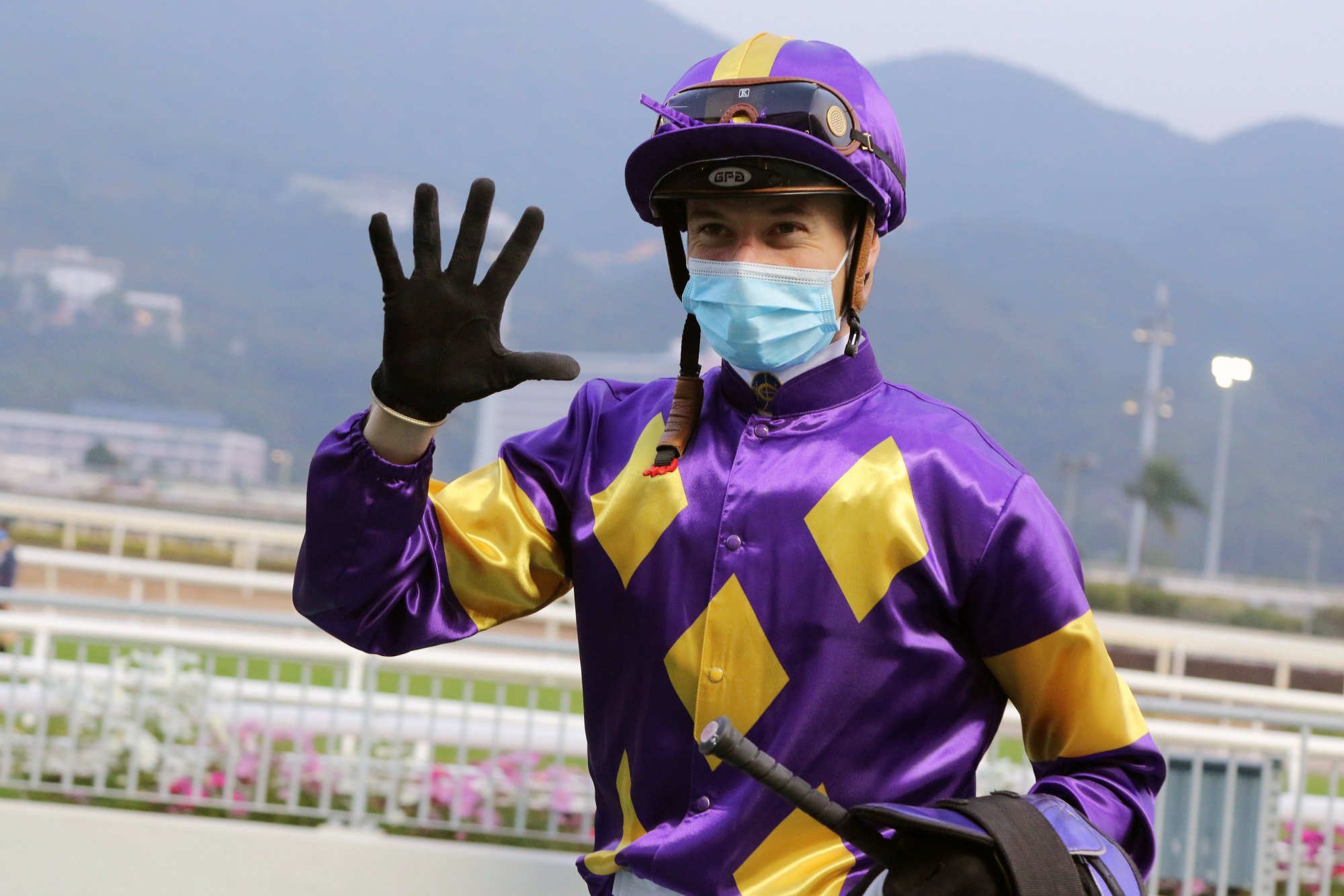 Antoine Hamelin acknowledges his remarkable five-timer in January 2021.