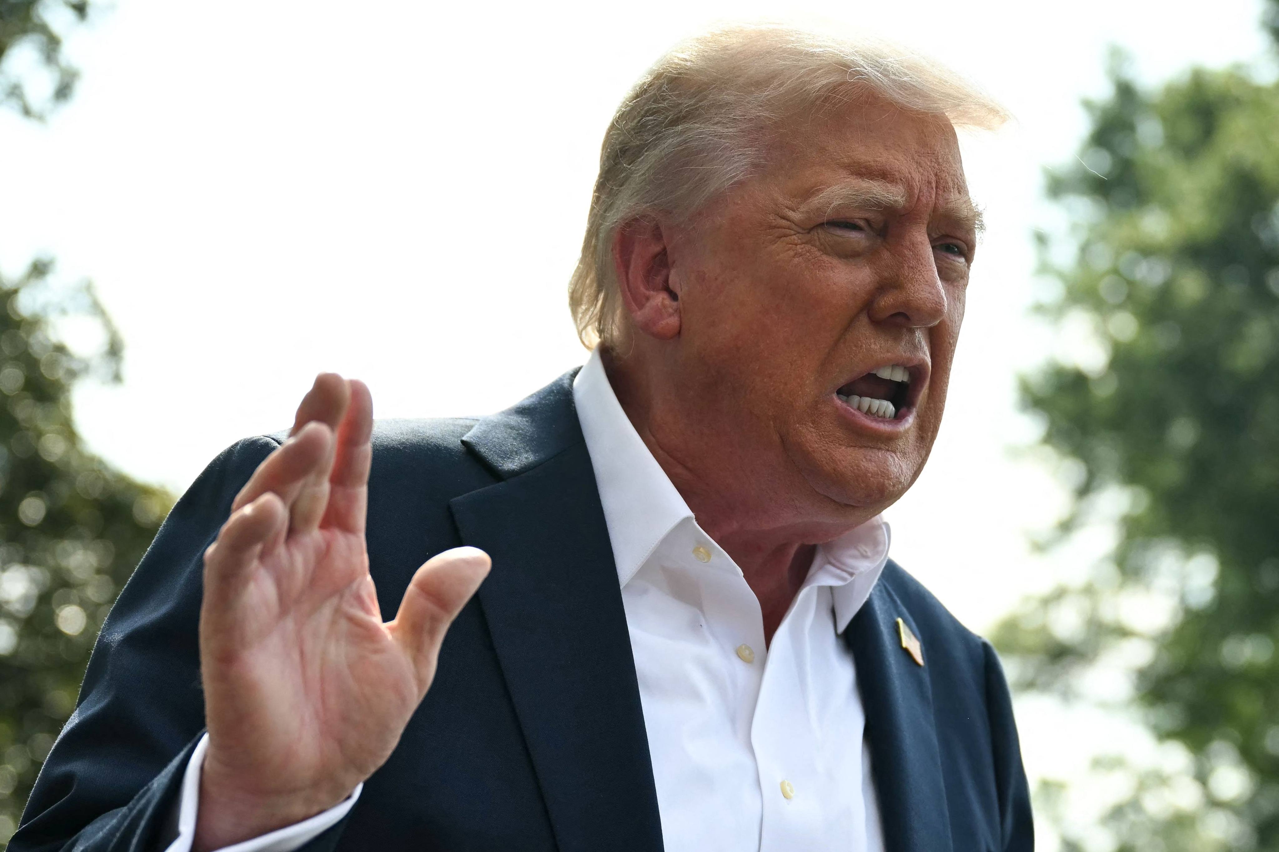 US President Donald Trump has announced a 30 per cent tariff on all EU-made goods, a response to which will be discussed by the bloc’s trade ministers in Brussels on Monday. Photo: AFP