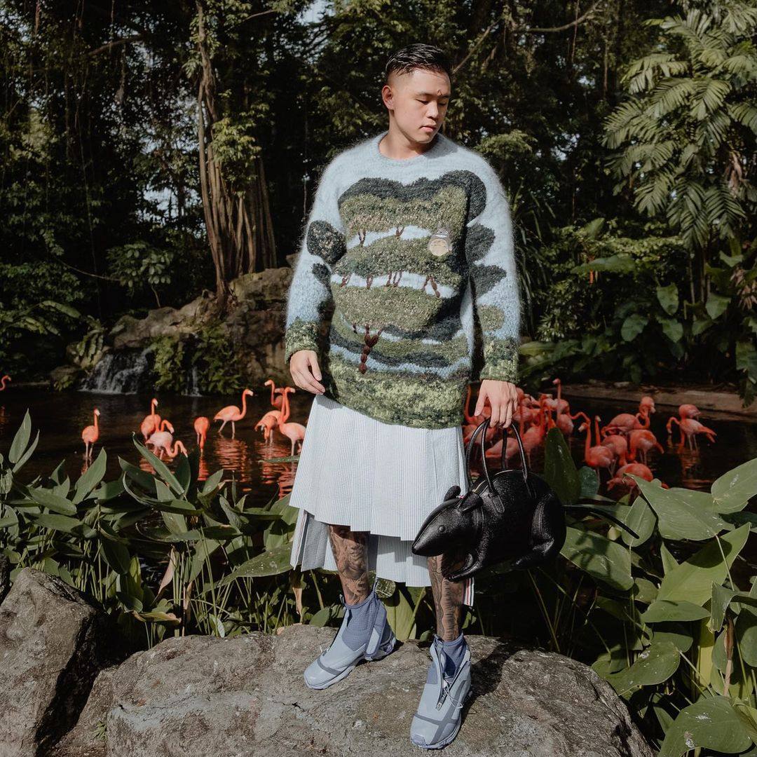 Indonesian fashion designer Arnold Putra. Photo: Instagram