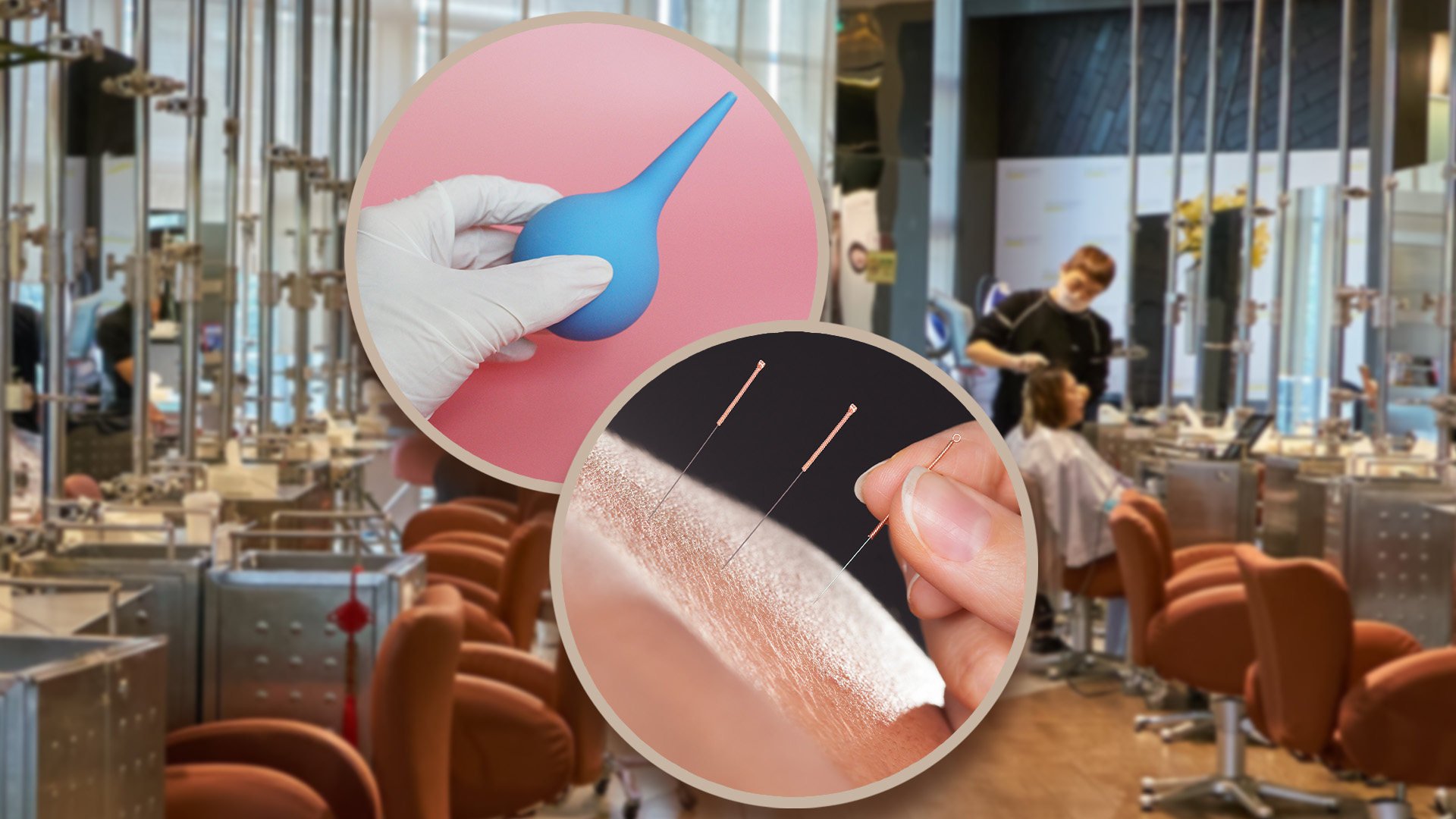 A Chinese man spent US$600,000 at a hair salon for detox treatments, experienced pain, and was denied a refund. Photo: SCMP composite/Shutterstock