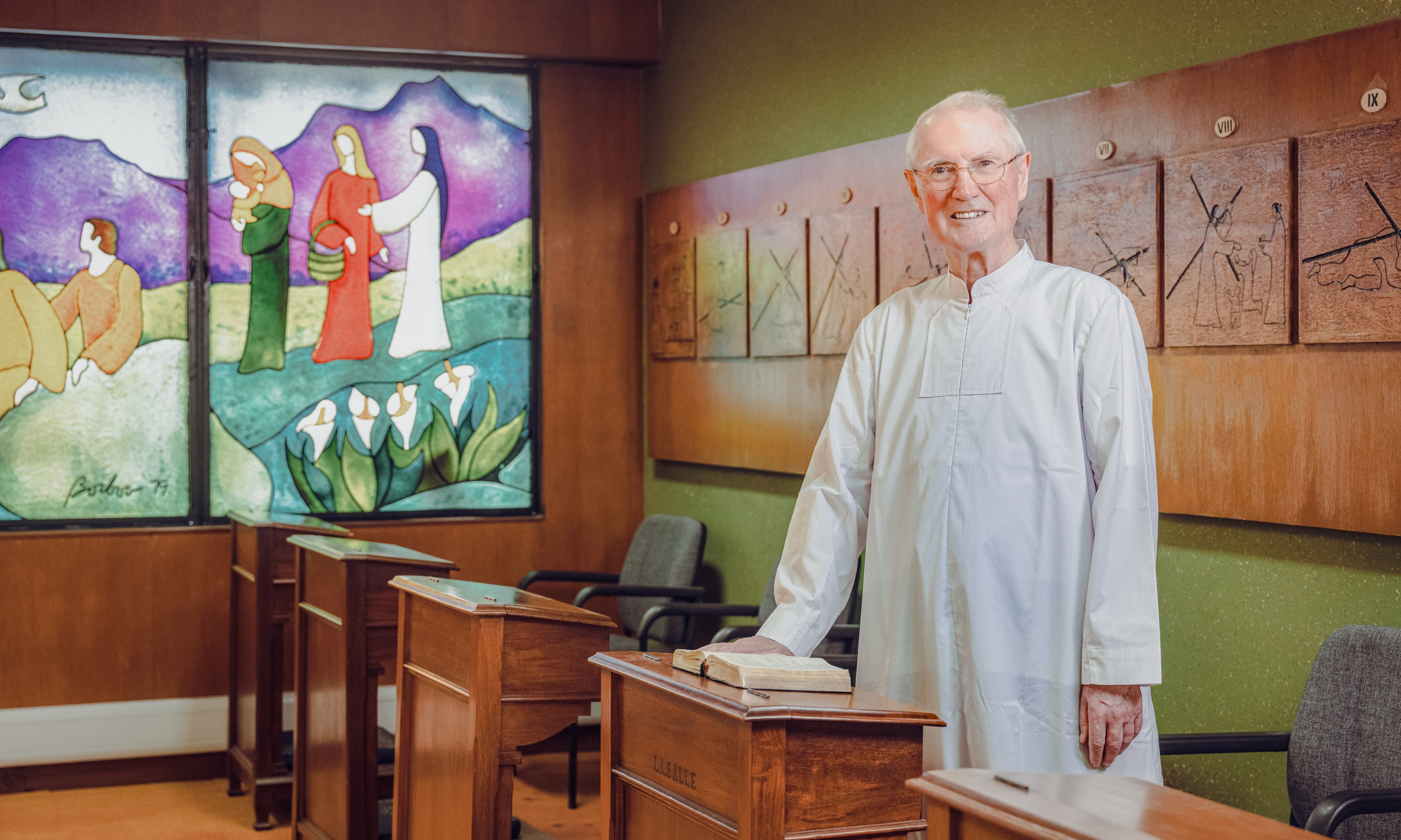 Brother Patrick Tierney at La Salle College. Photo: Eugene Chan
