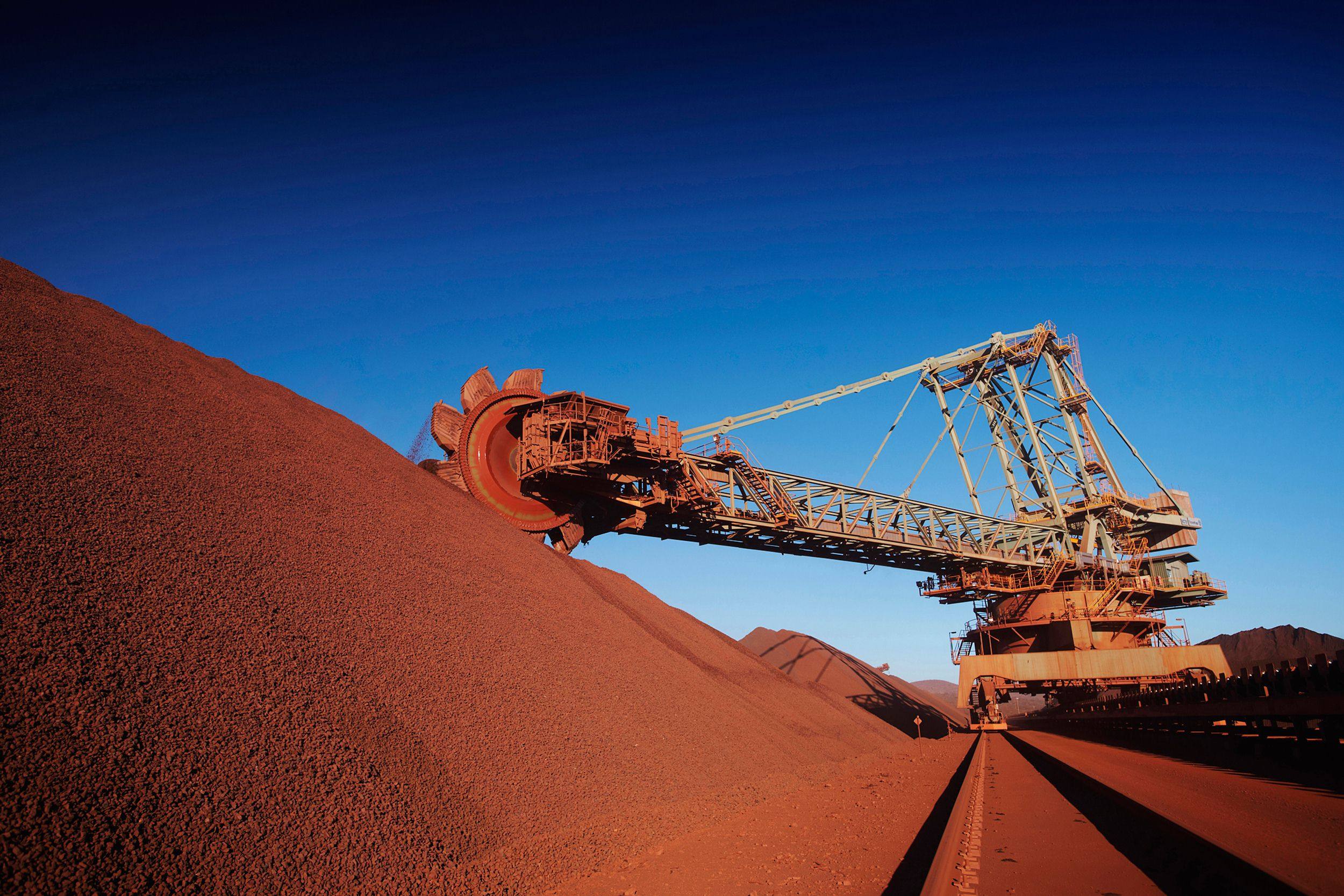 Australian mining giant BHP’s Mount Newman iron ore mine in Western Australia. BHP aims to achieve net-zero operational greenhouse gas emissions by 2050. Photo: AFP