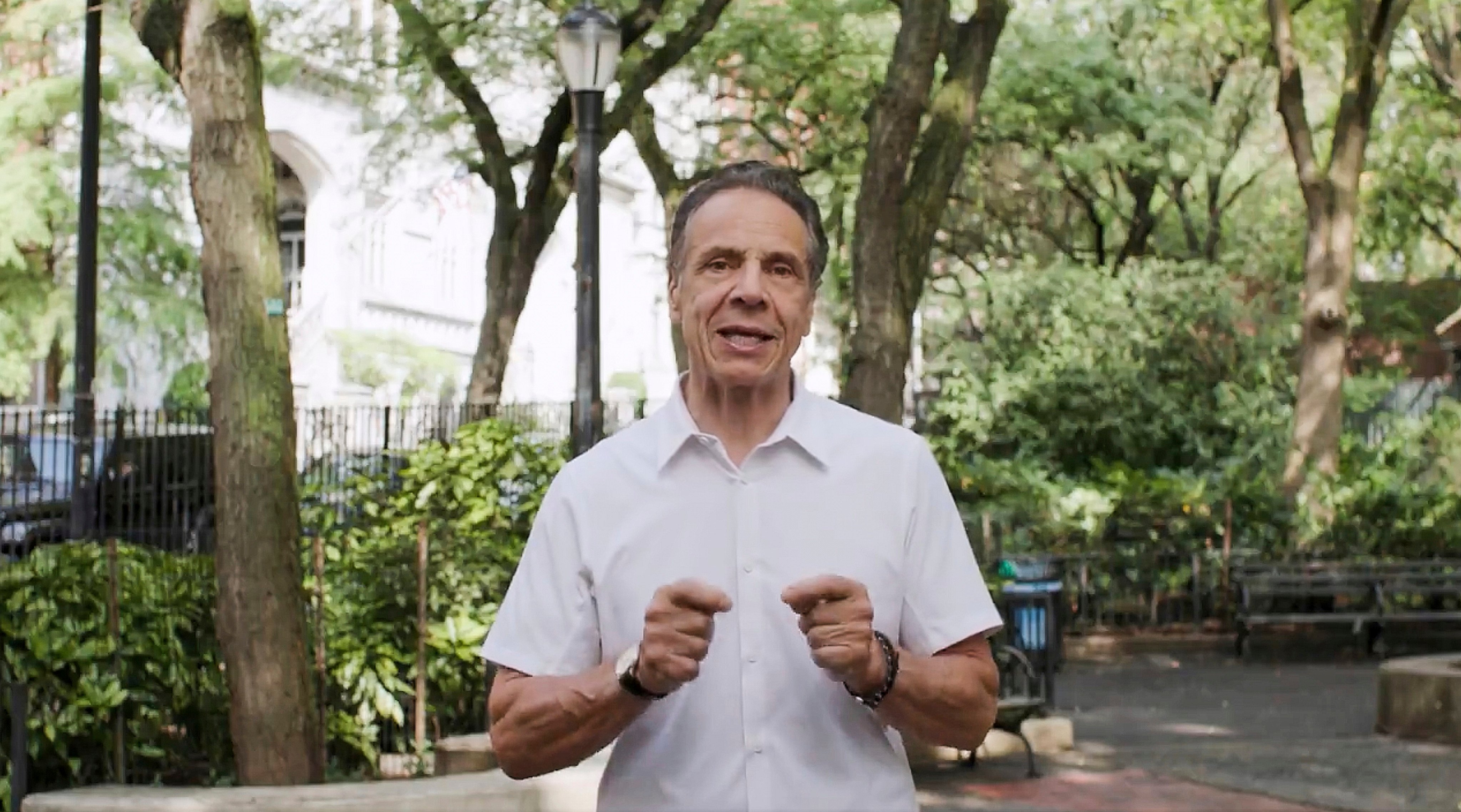 Former New York governor Andrew Cuomo says he will run for mayor of New York City as an independent candidate. Photo: Cuomo for Mayor via AP