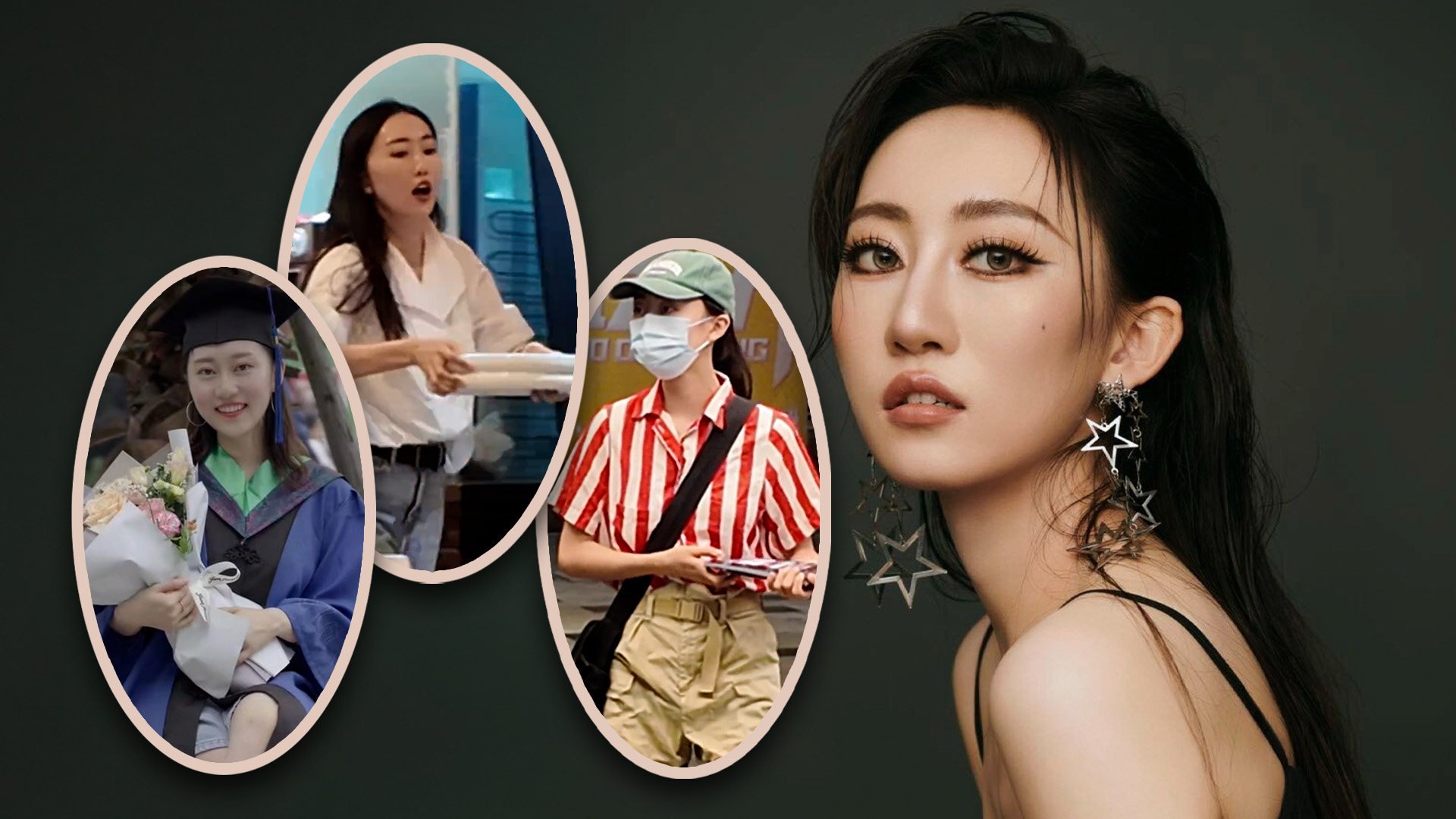 A Chinese woman with a UK master’s degree in film directing has returned home and now works as a waitress while still pursuing her dream of acting. Photo: SCMP composite/Douyin