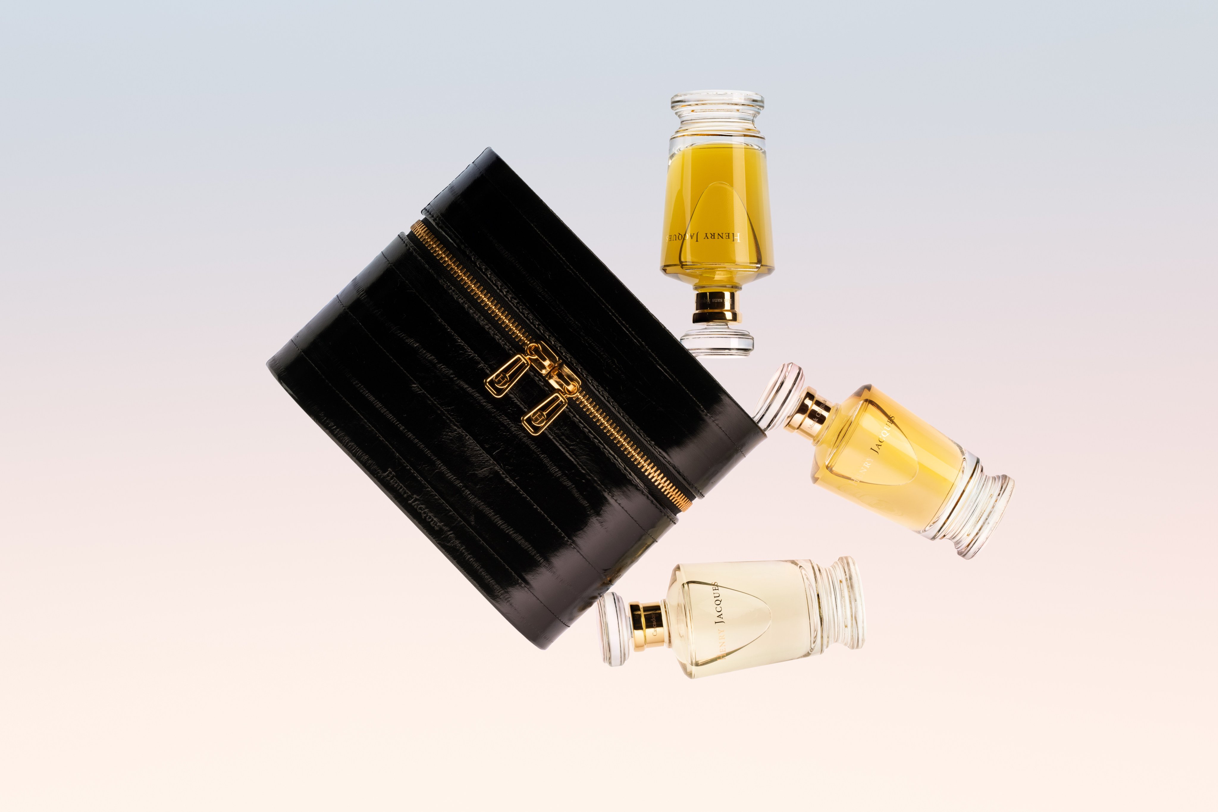 Henry Jacques’ HJ Voyage accessories are the perfect way to carry your favourite scents with you around the globe. Photo: Handout