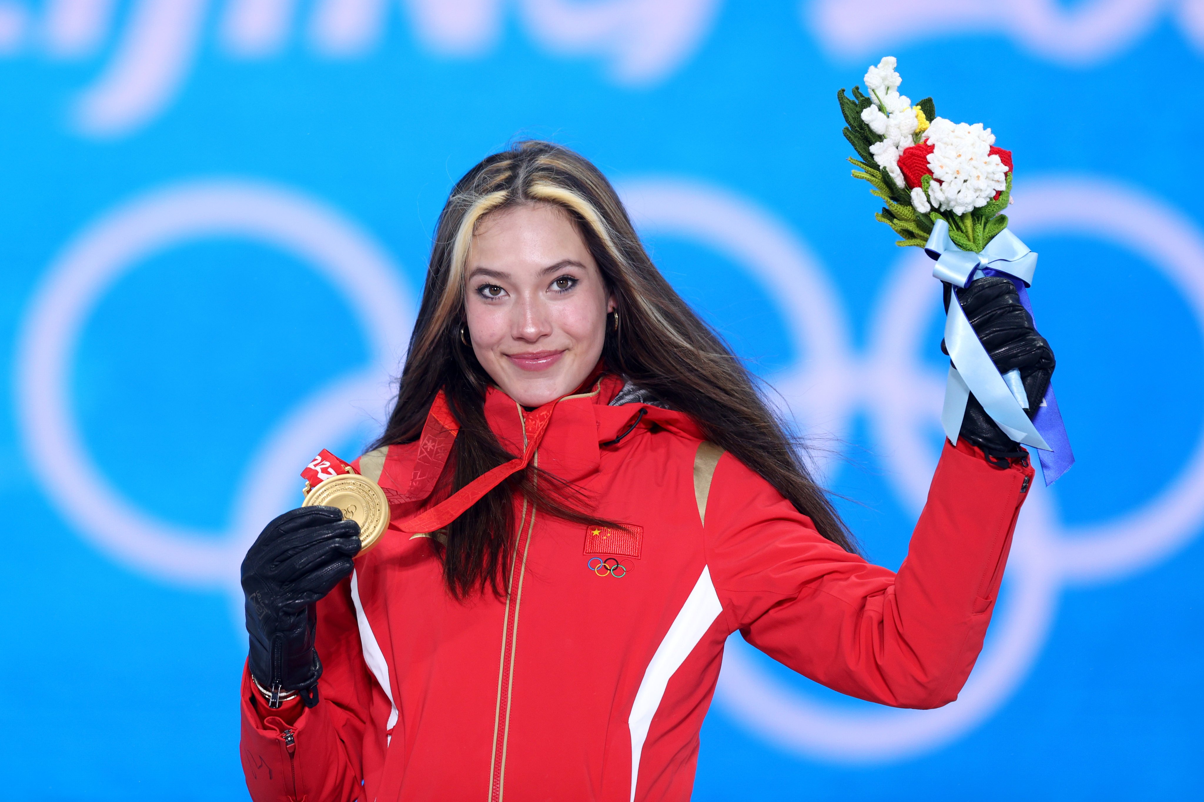 Olympic champion skier Eileen Gu was left badly bruised from a fall during the Winter X Games, and then injured herself again while preparing for the World Cup. Photo: Getty Images
