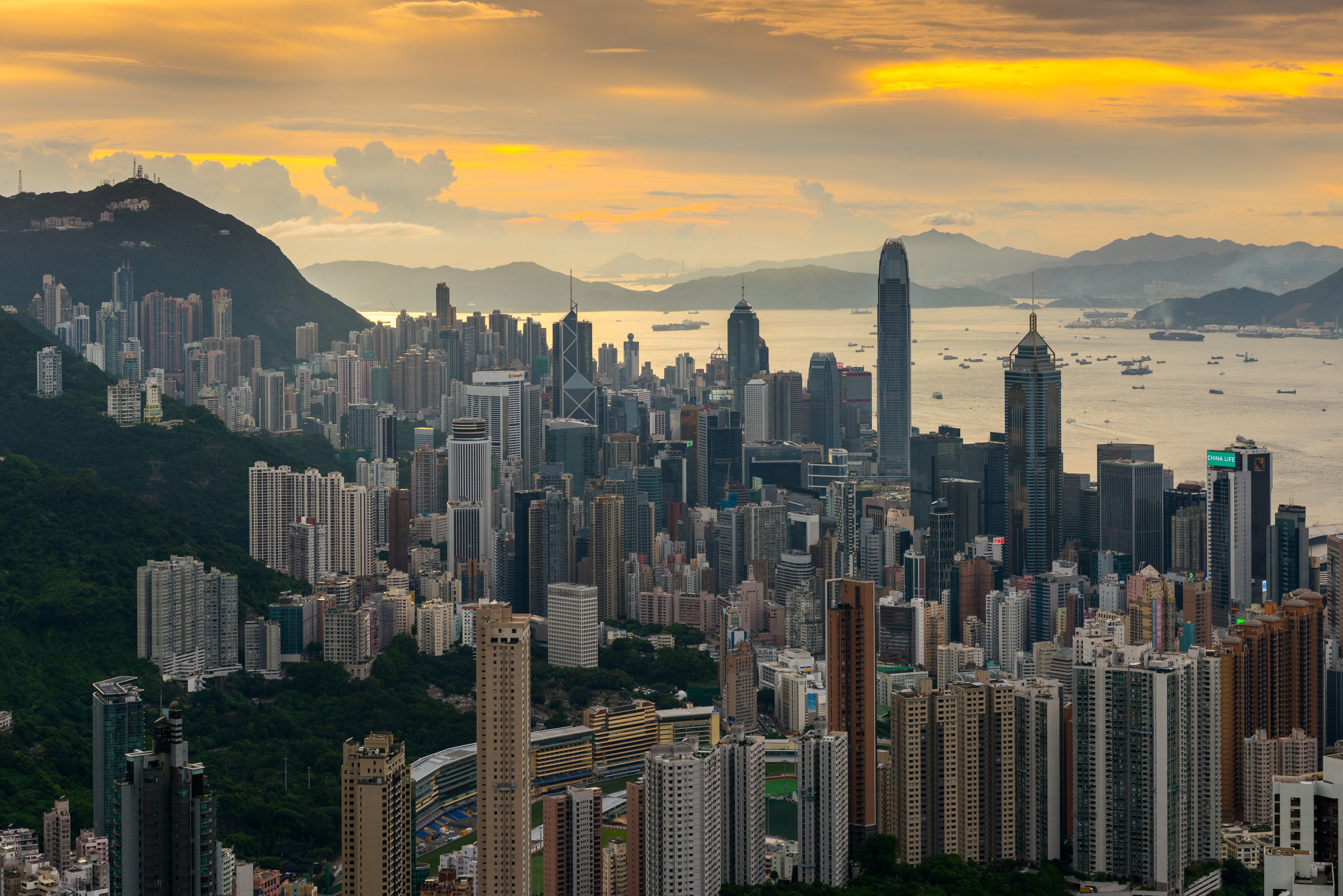 A view of high-rise residential and office buildings on Hong Kong Island. Photo: Shutterstock