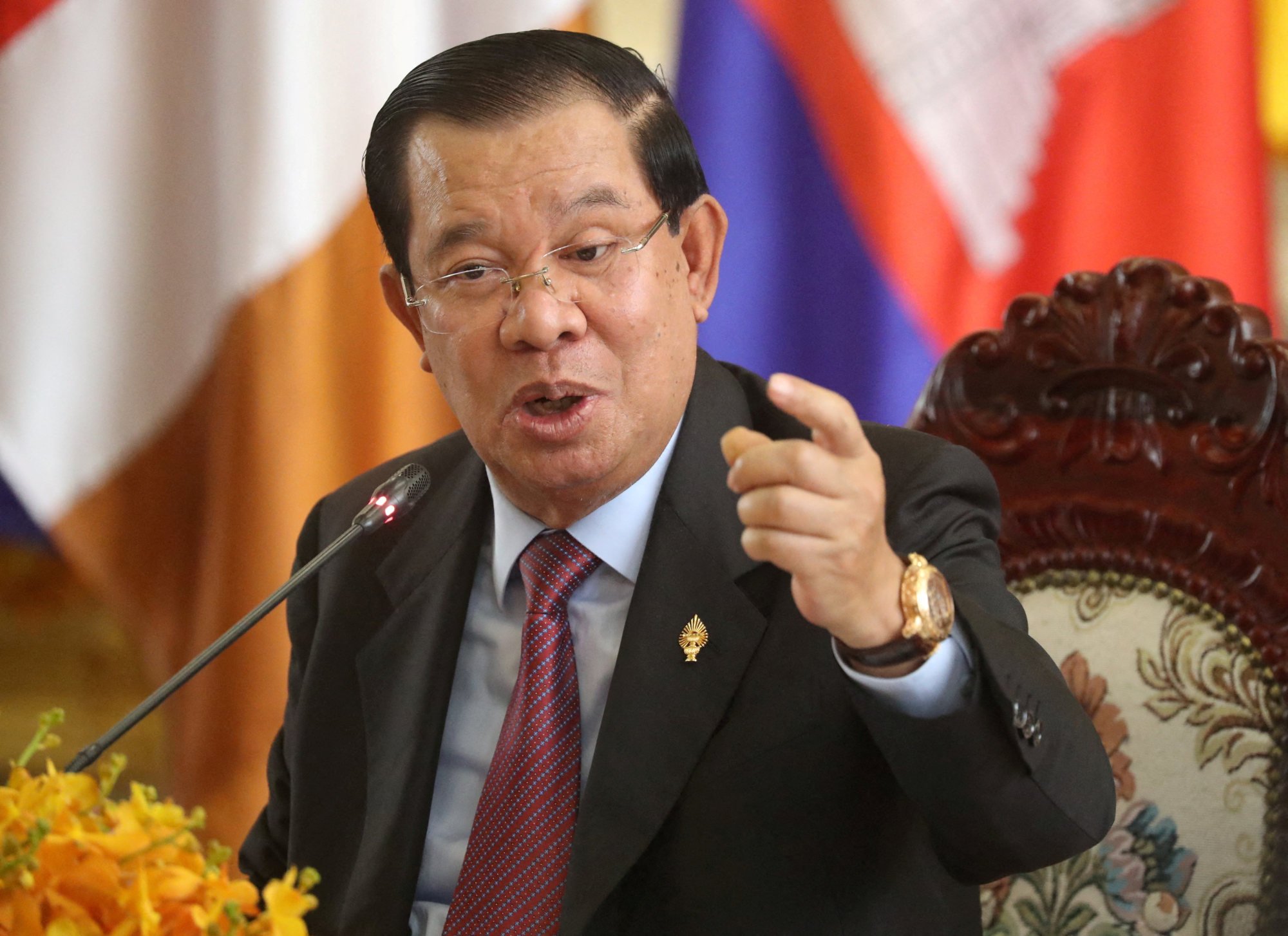 Hun Sen, Cambodia’s prime minister of almost four decades, is president of both the Cambodian People’s Party and the country’s Senate. Photo: Retuers Hun Sen, Cambodia’s prime minister of almost four decades, is president of both the Cambodian People’s Party and the country’s Senate. Photo: Retuers