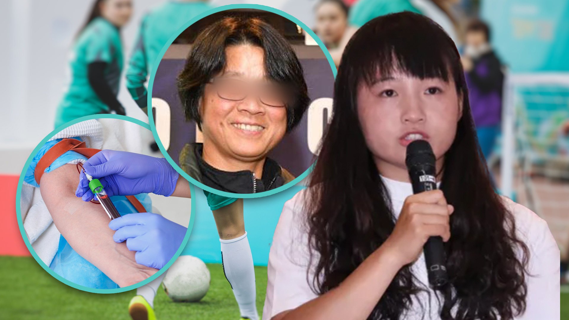 A football coach in Taiwan has been accused of forcing students to give blood in return for academic credits. Photo: SCMP composite/Shutterstock/Yahoo/YouTube