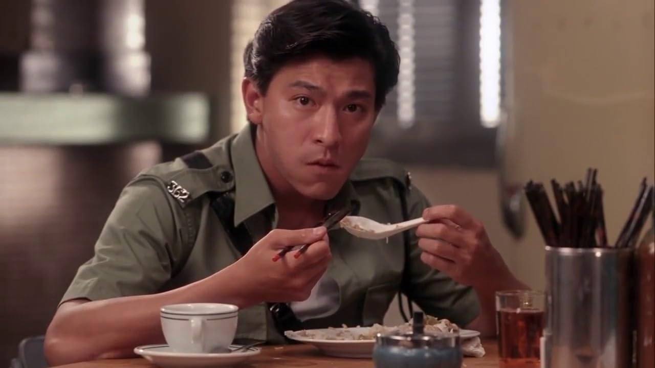 Andy Lau in a still from Lee Rock, Lawrence Lau’s 1991 biography of Hong Kong cop Lui Lok that paid homage to Francis Ford Coppola’s classic gangster movie The Godfather.
