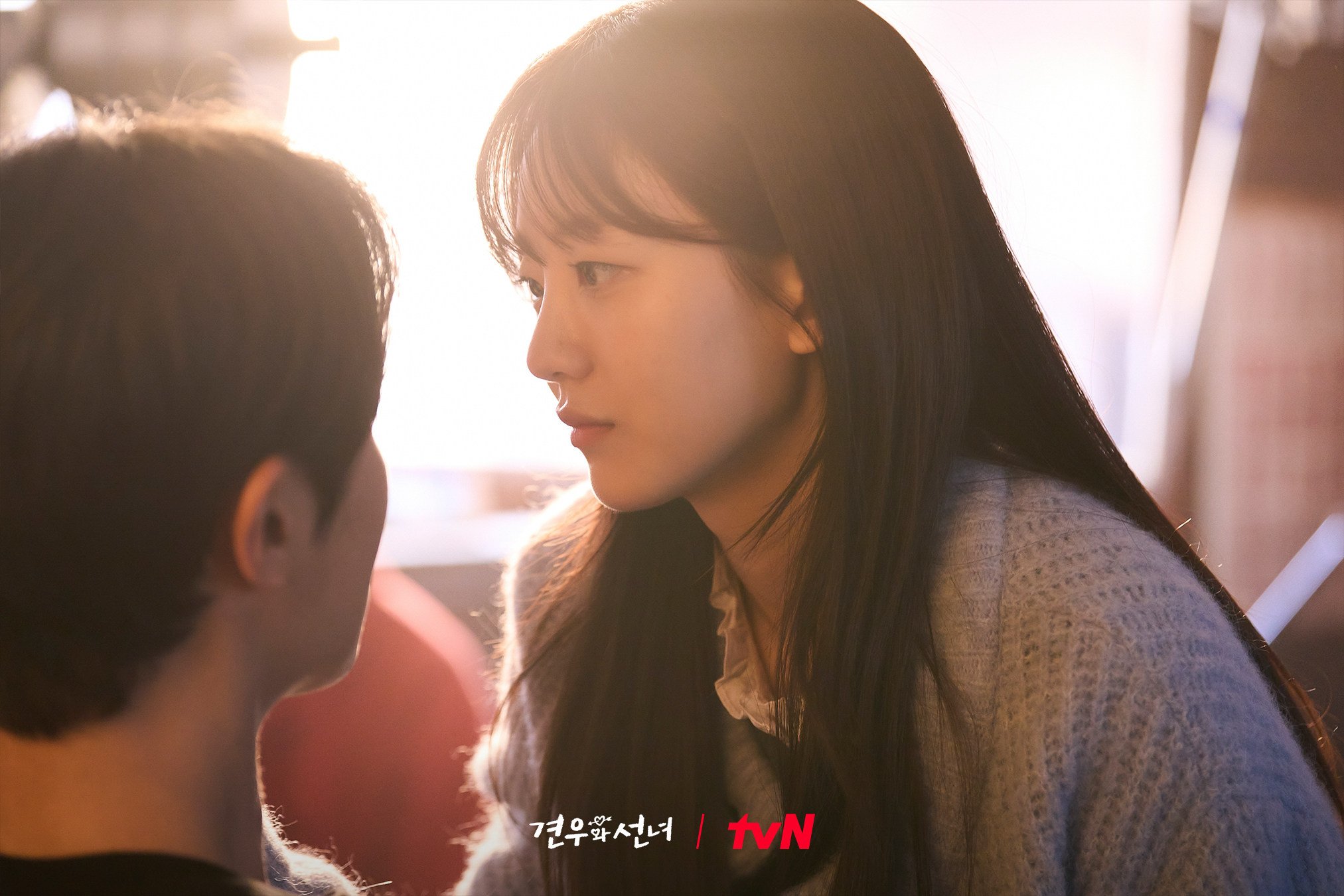 Cho Yi-hyun in a still from Head Over Heels, a new Korean drama on Prime Video that also features Choo Young-woo, Cha Kang-hoon and Choo Ja-hyun.