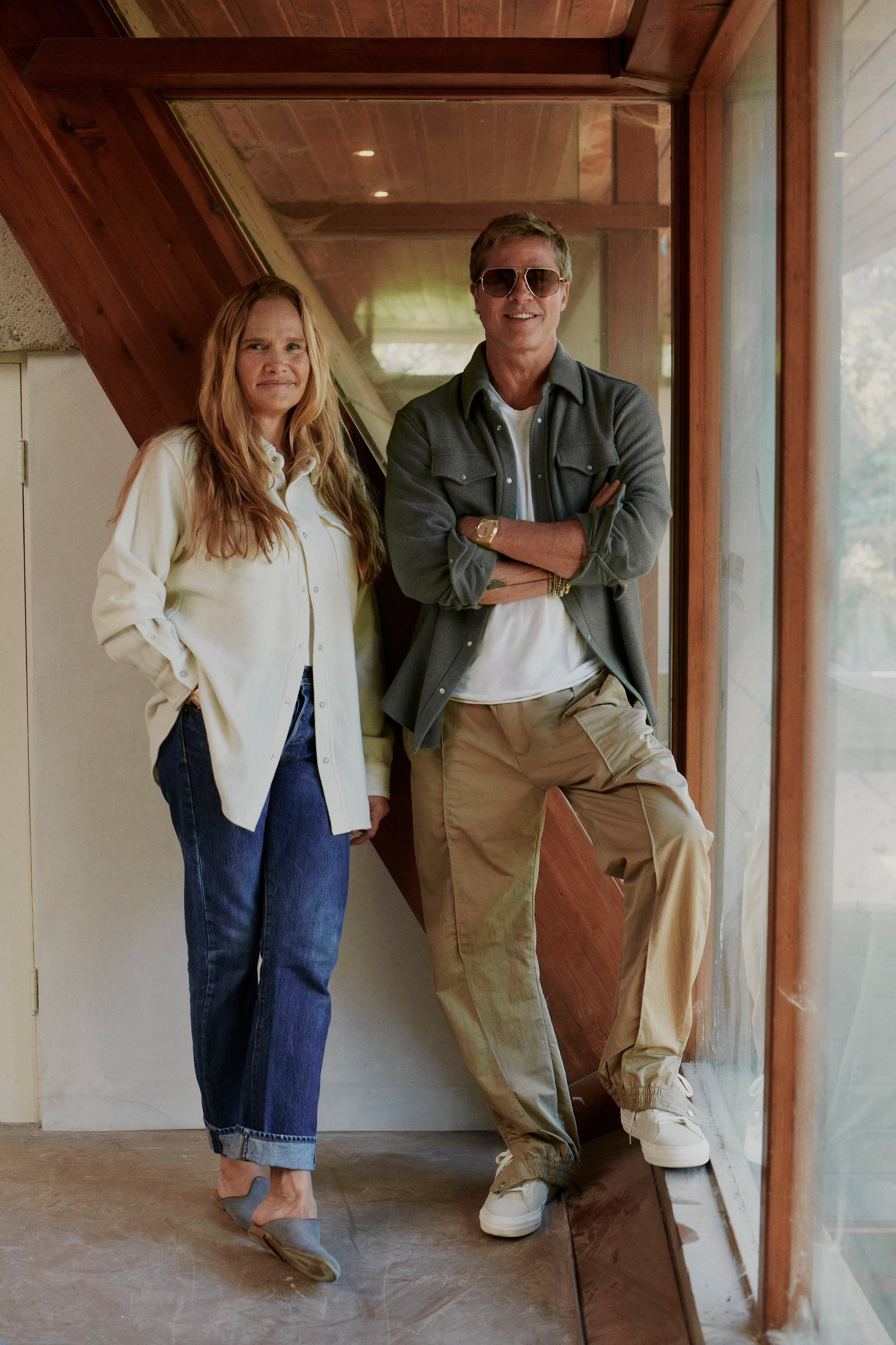 Brad Pitt and jewellery designer Sat Hari founded the label God’s True Cashmere, making shirts designed to last years. Photo: Handout