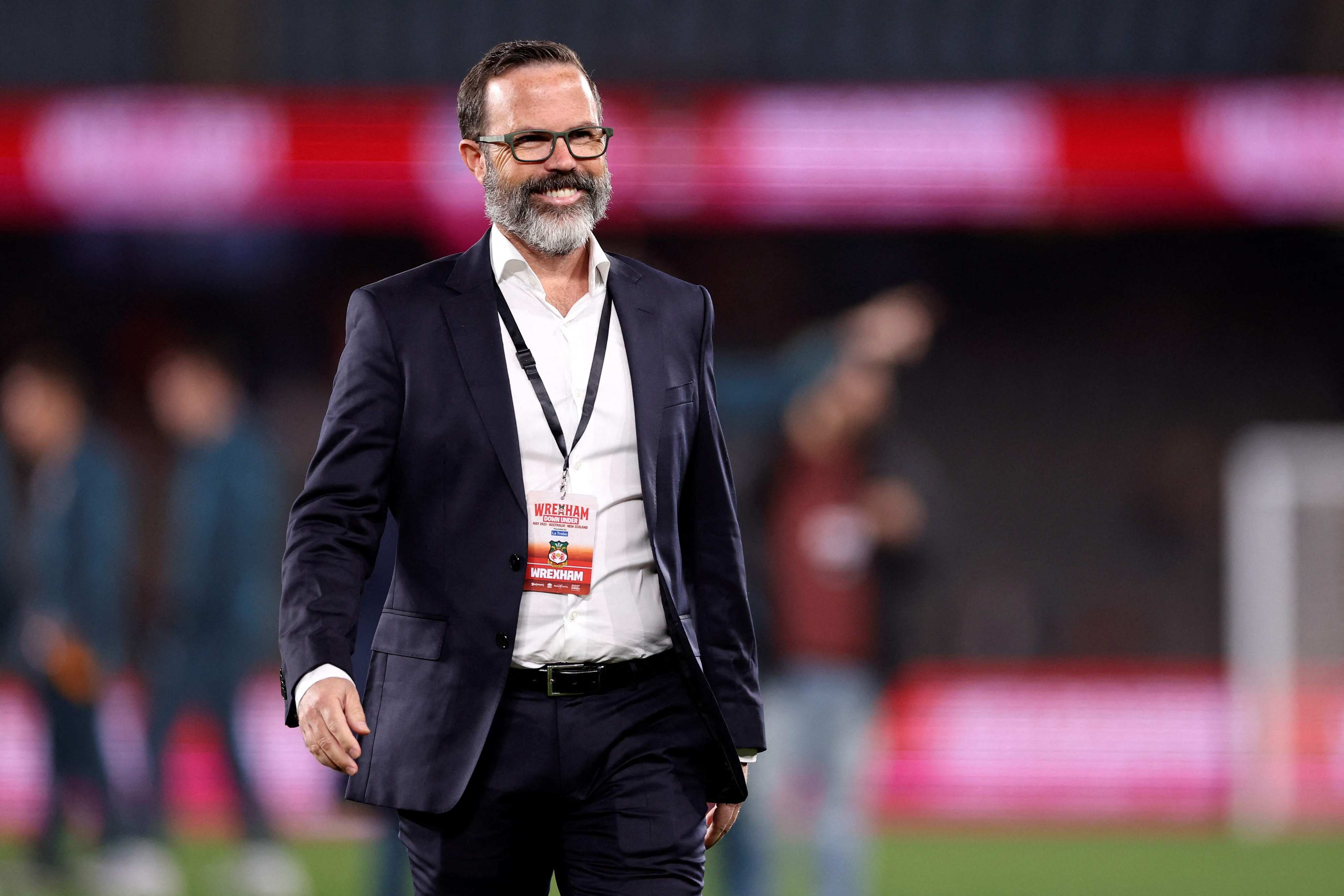 Wrexham CEO Michael Williamson has fired a warning shot to his club’s Championship rivals. Photo: AFP