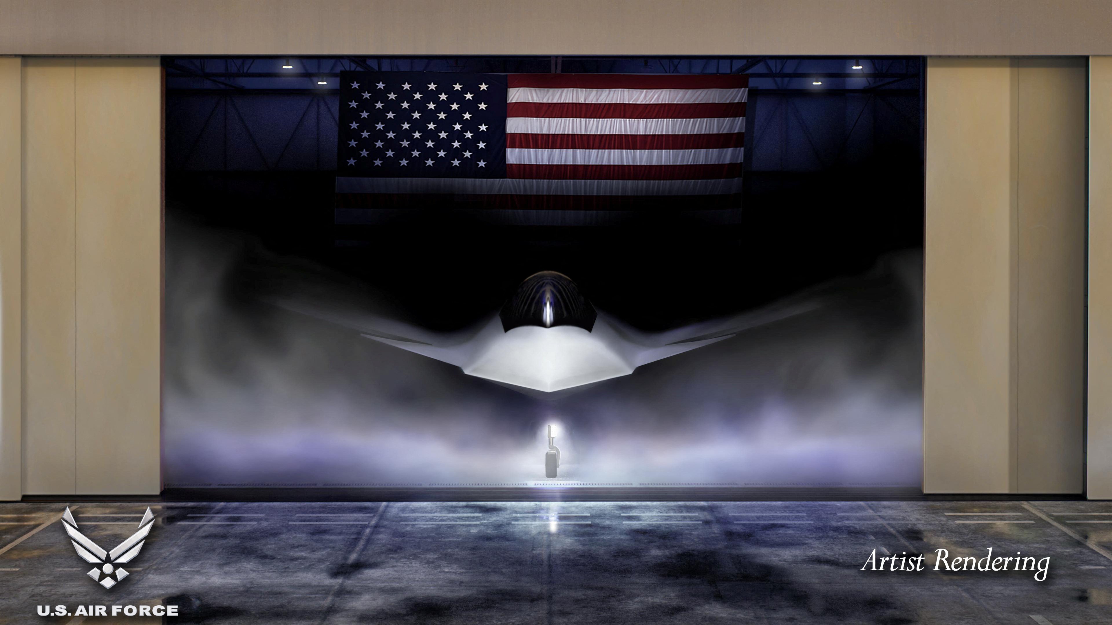 The US Air Force is developing the F-47, shown here in an artist rendering released in March, under the Next Generation Air Dominance (NGAD) programme. Photo: Reuters