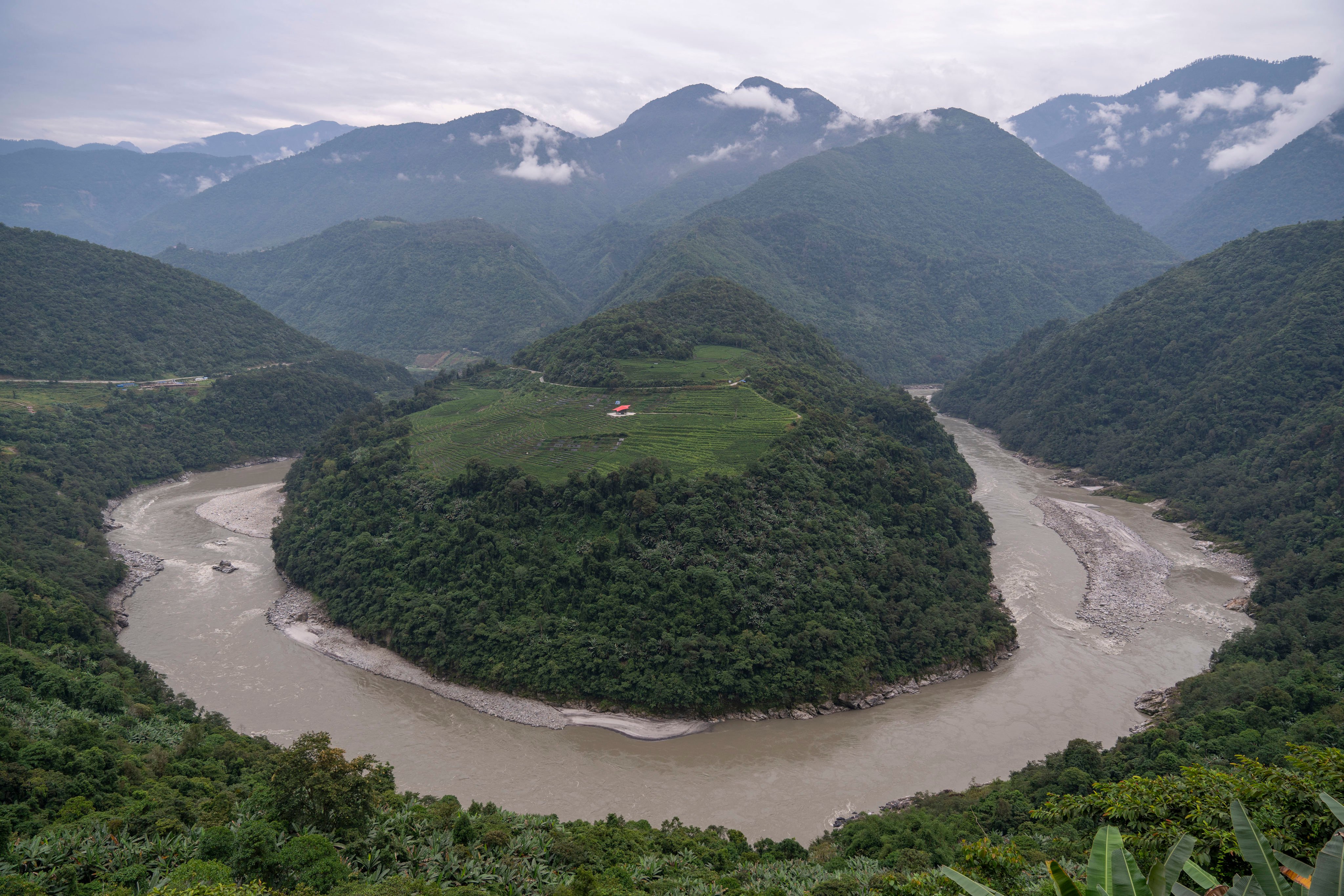 The Yarlung Tsangpo River in Medog county of Nyingchi, in Tibet autonomous region. Photo: Xinhua