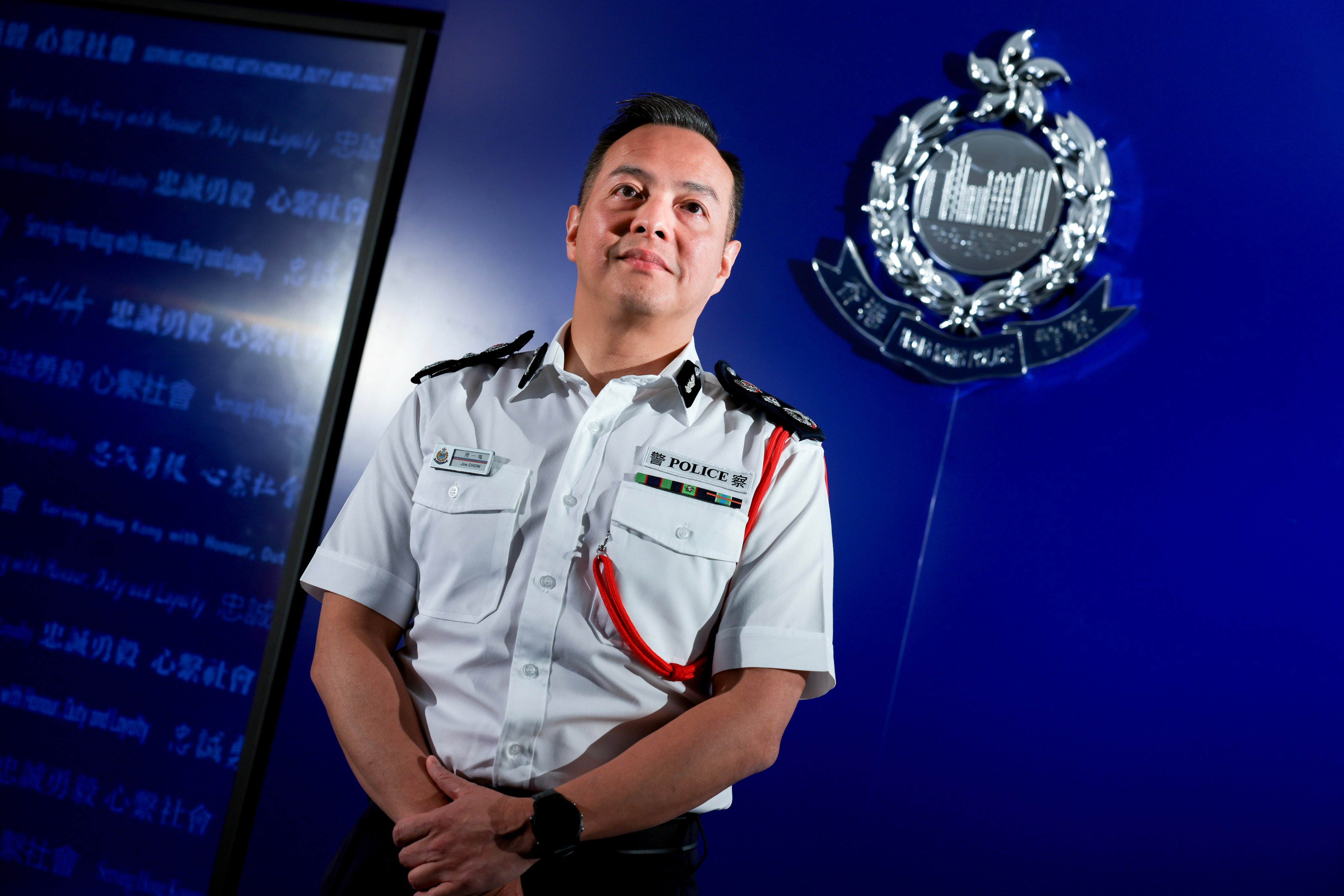 Commissioner of Police Joe Chow says the force has procured a few robot dogs to explore how they could be used. Photo: Nora Tam