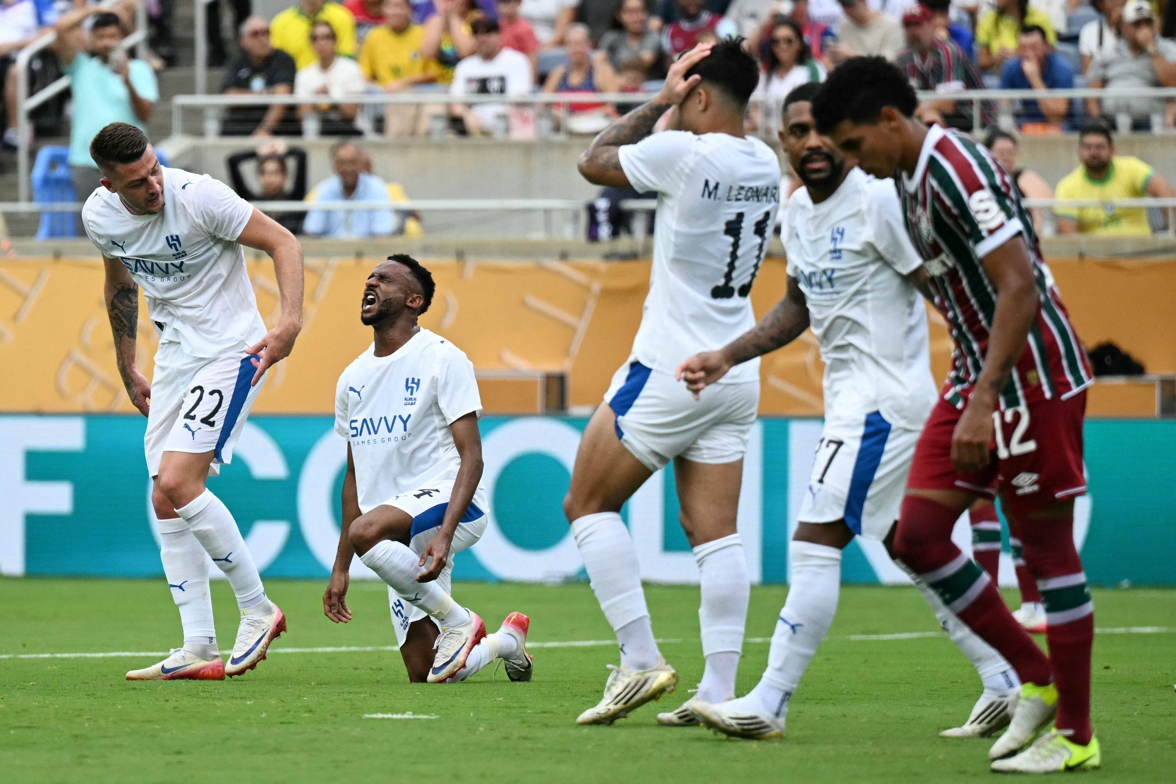Al-Hilal reached the quarter-finals of the FIFA Club World Cup early this month, when they lost to Brazilian club Fluminense. Photo: AFP
